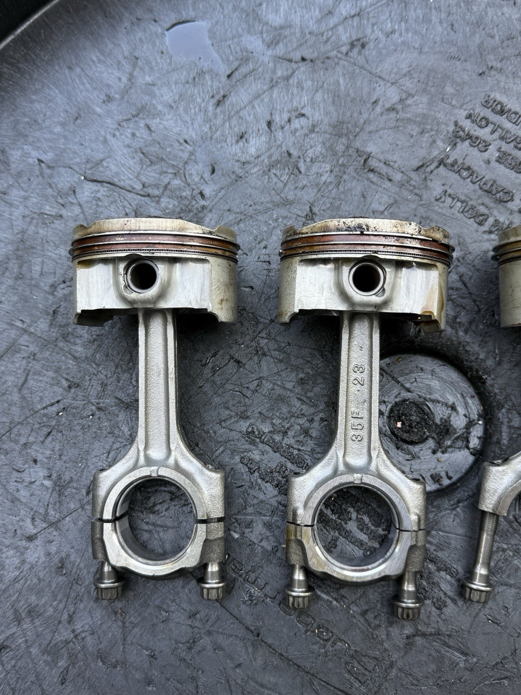 2000-2003 Suzuki GSXR750 OEM Engine Motor Block Pistons Connecting Rods Assembly3