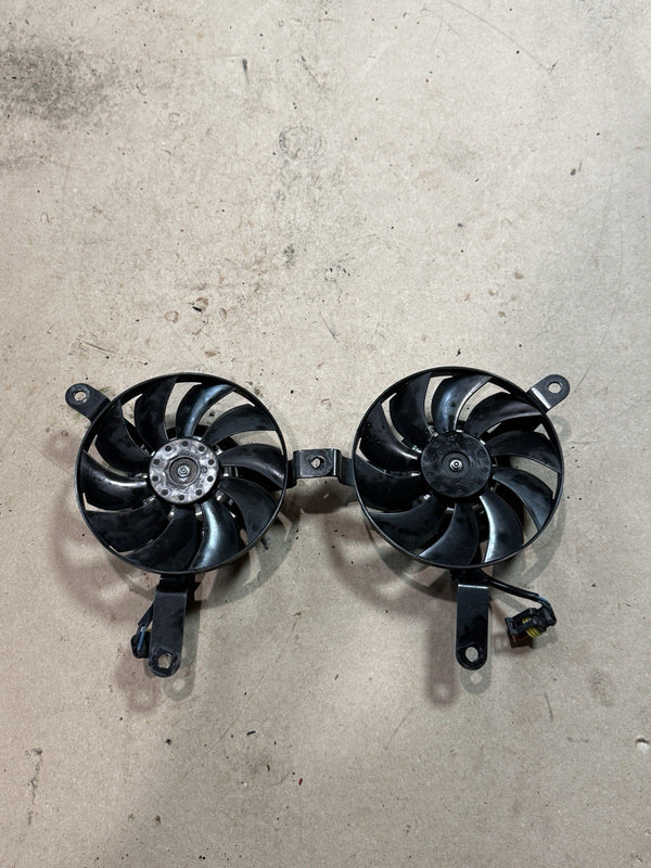 2011-2013 Ducati 848 EVO 848EVO OEM Radiator Cooling Fans Fan Motor Set 550.4.018.1A