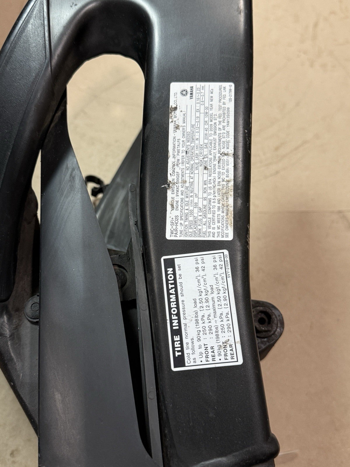 2008-2016 Yamaha YZF R6 OEM Rear Swingarm Swing Arm Suspension Assembly