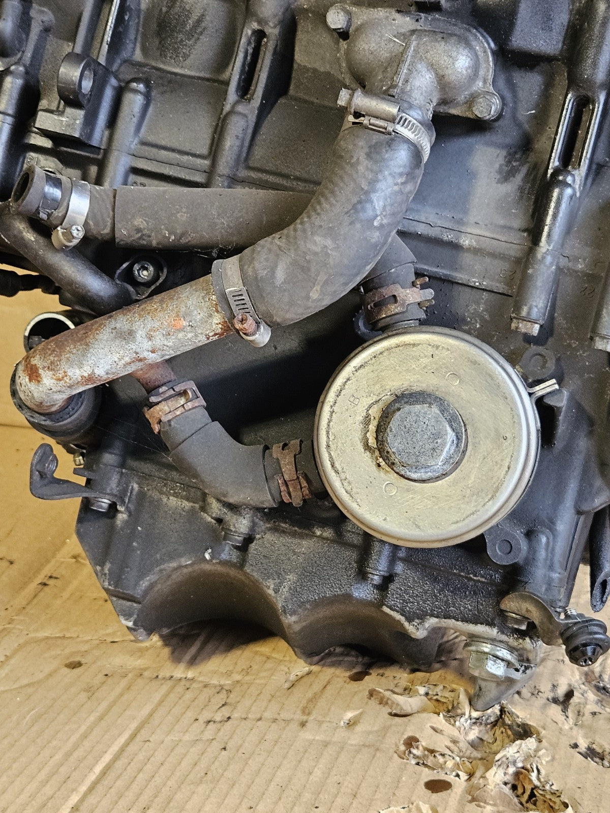08-16 Yamaha R6 YZF-R6 YZF R6 Engine Motor READ COMPLETE ENGINE Running17