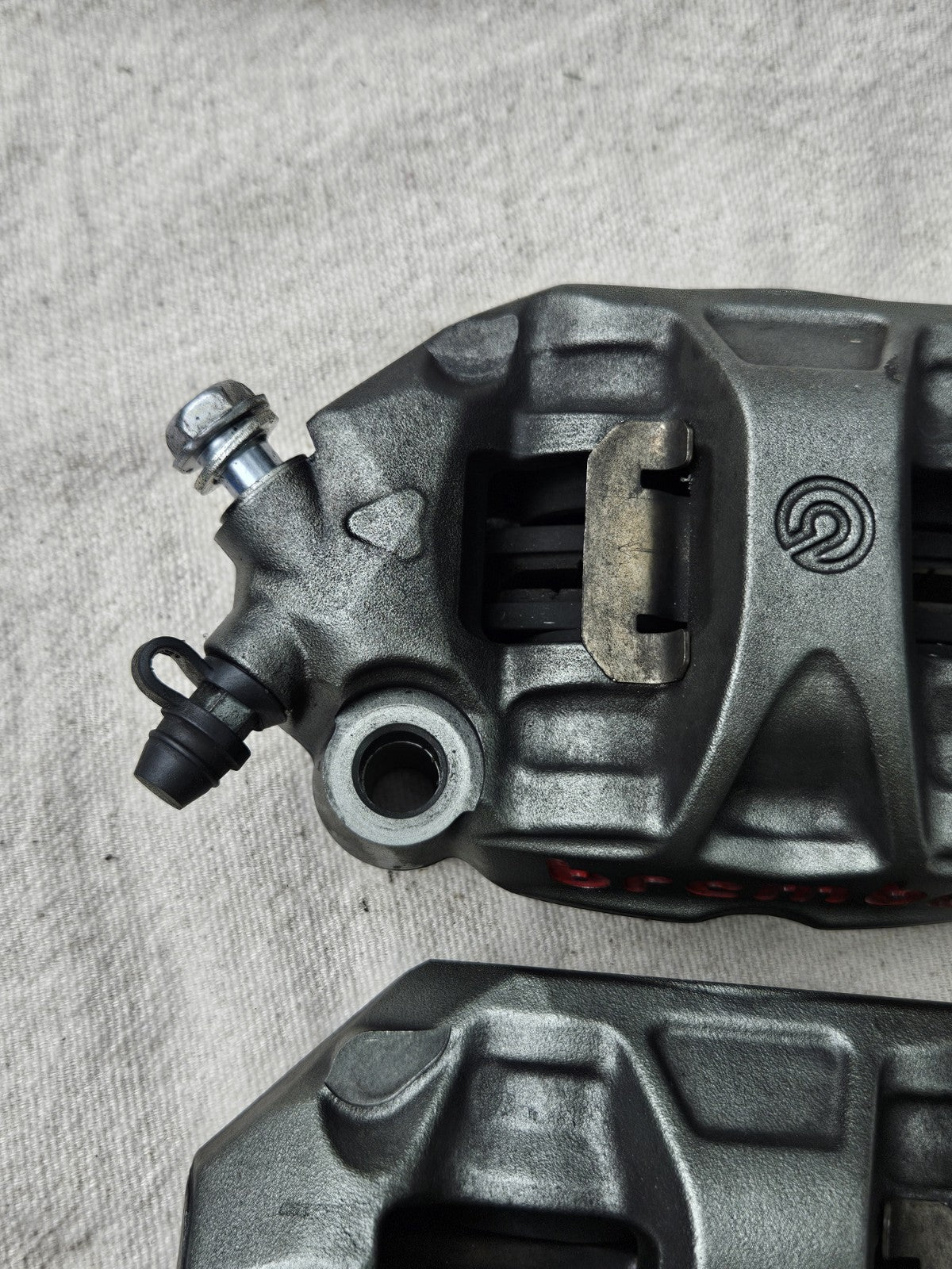 16-20 Kawasaki ZX10R ZX10 Ninja Brembo Monoblock M50 Front Brake Calipers Pads4