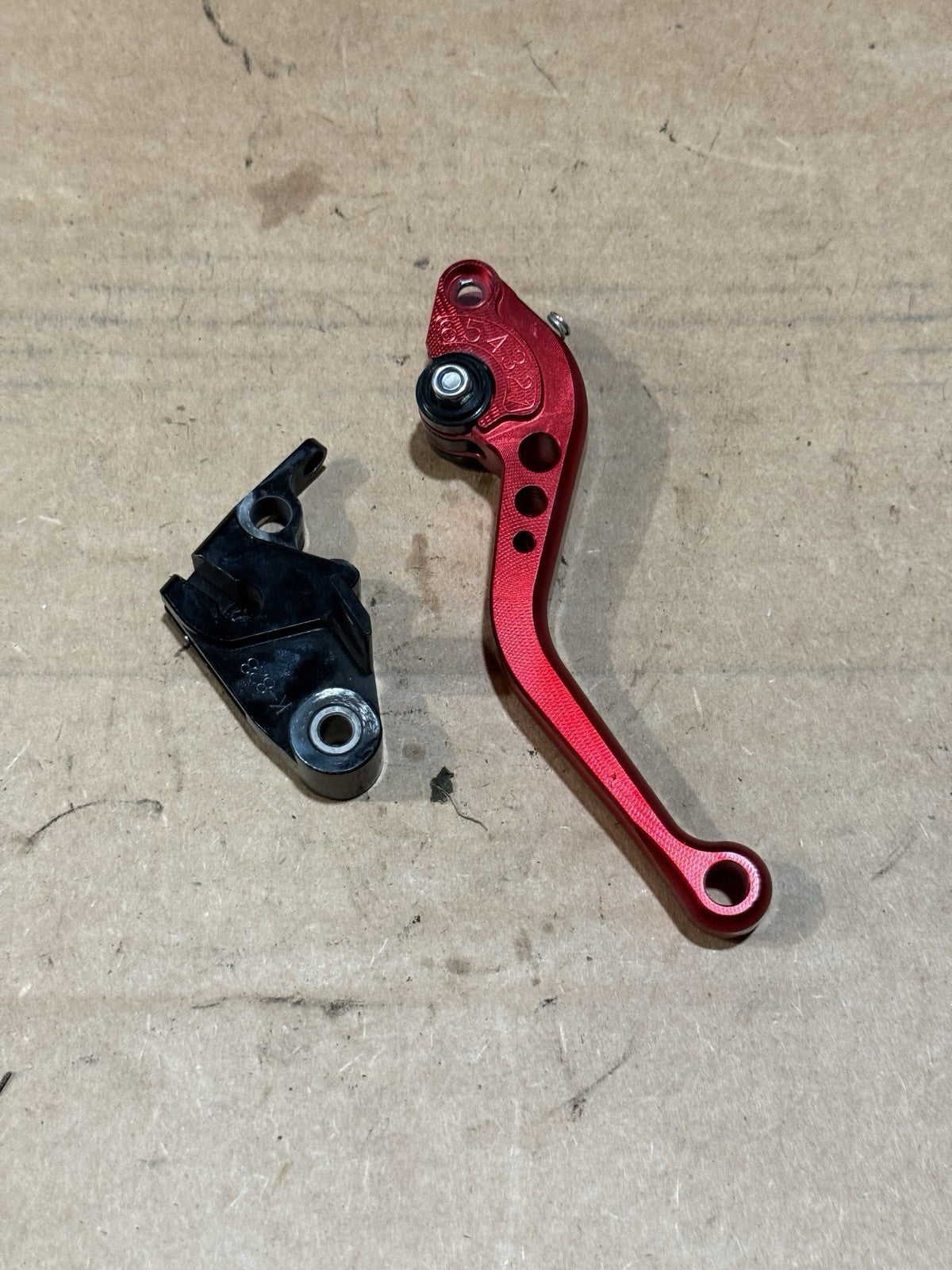 13-18 Kawasaki Ninja ZX6R ZX636 636 Red Front Brake Clutch Lever Set Aftermarket4
