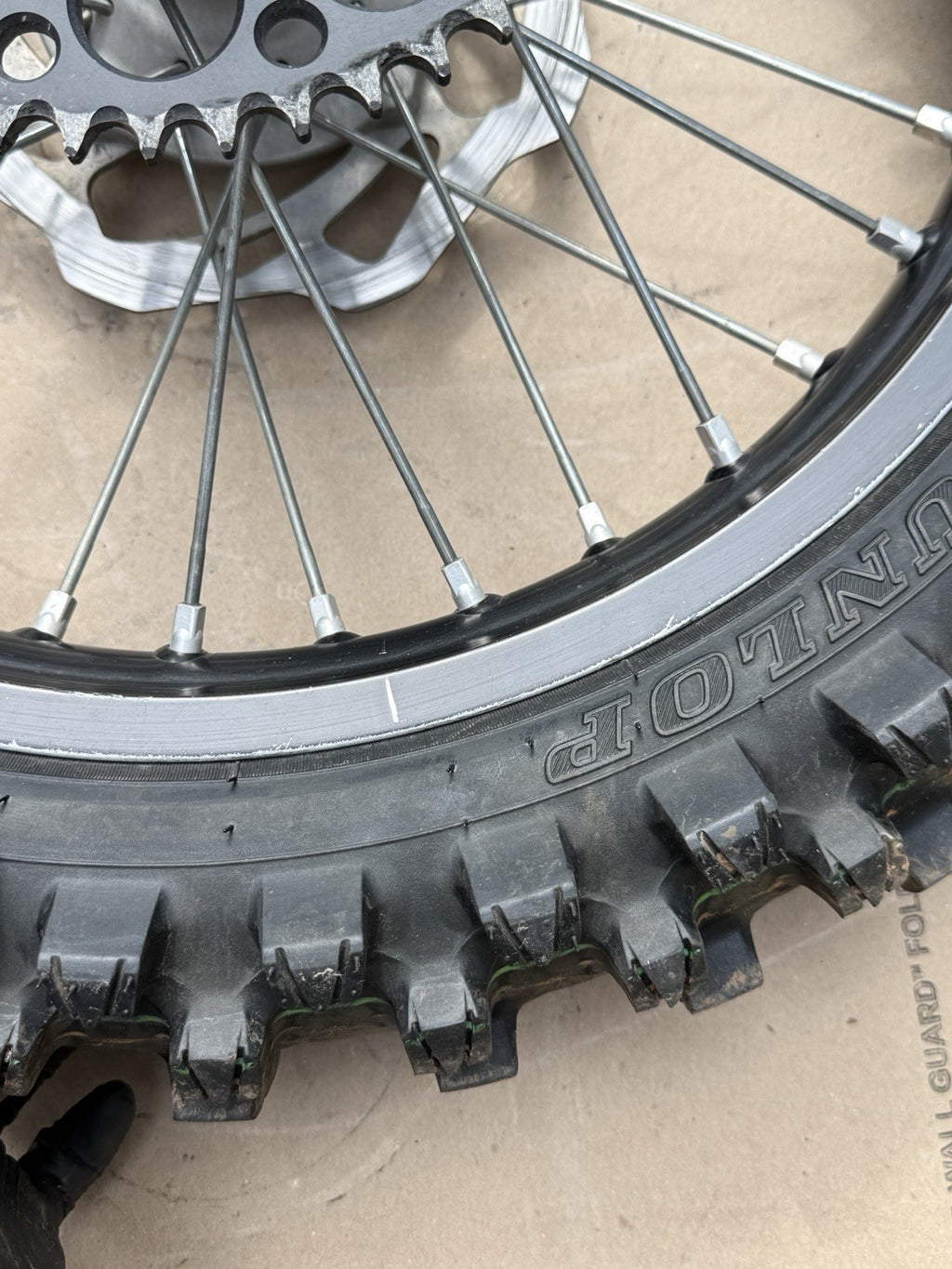 16-18 Kawasaki KX450F OEM Wheel Set 21/19 Front Rear Rims Hubs 41090-0080