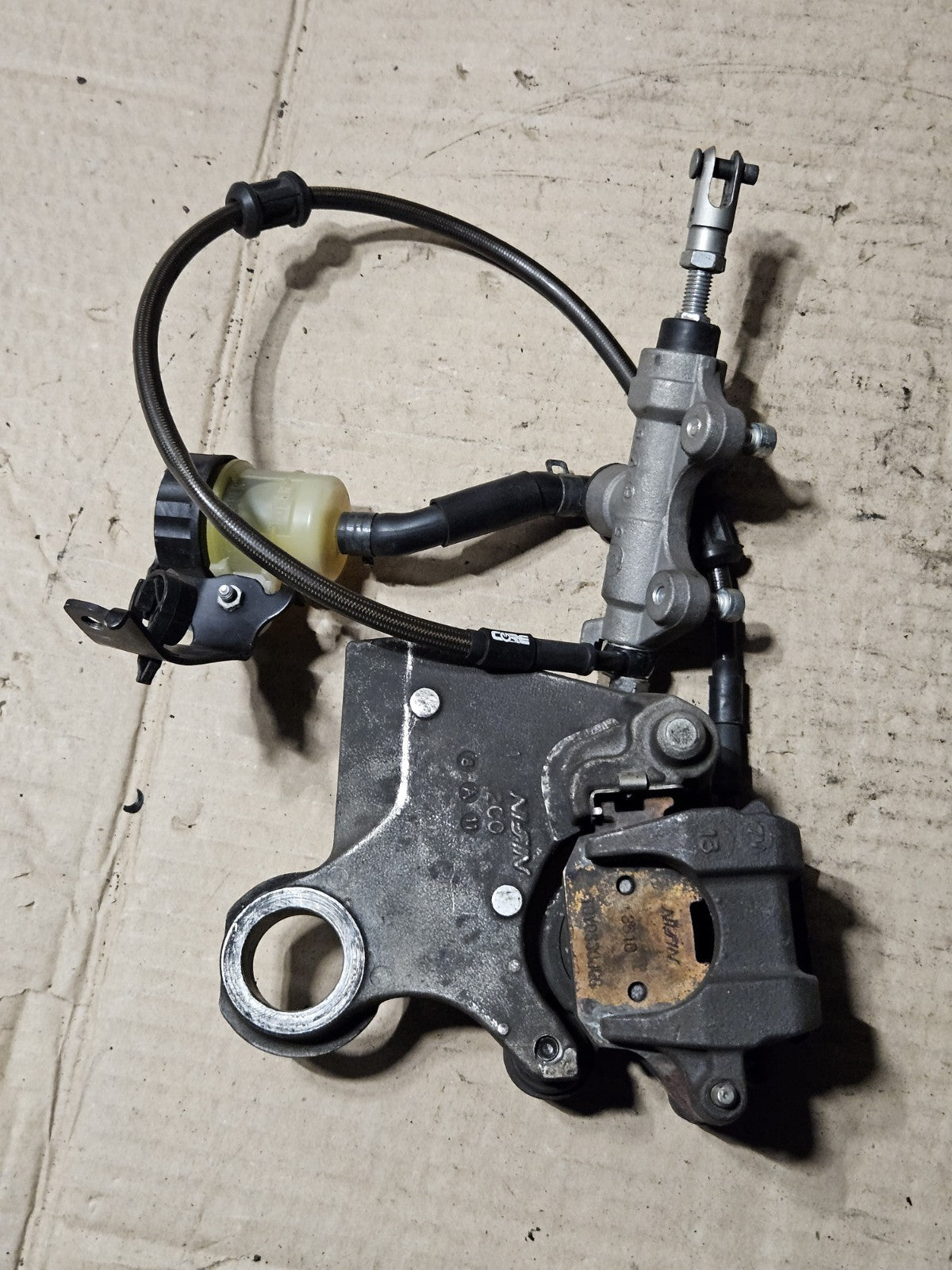 2008-2011 Yamaha YZF-R6 R6 OEM Right Rearset Rear Brake Master Cylinder Caliper9