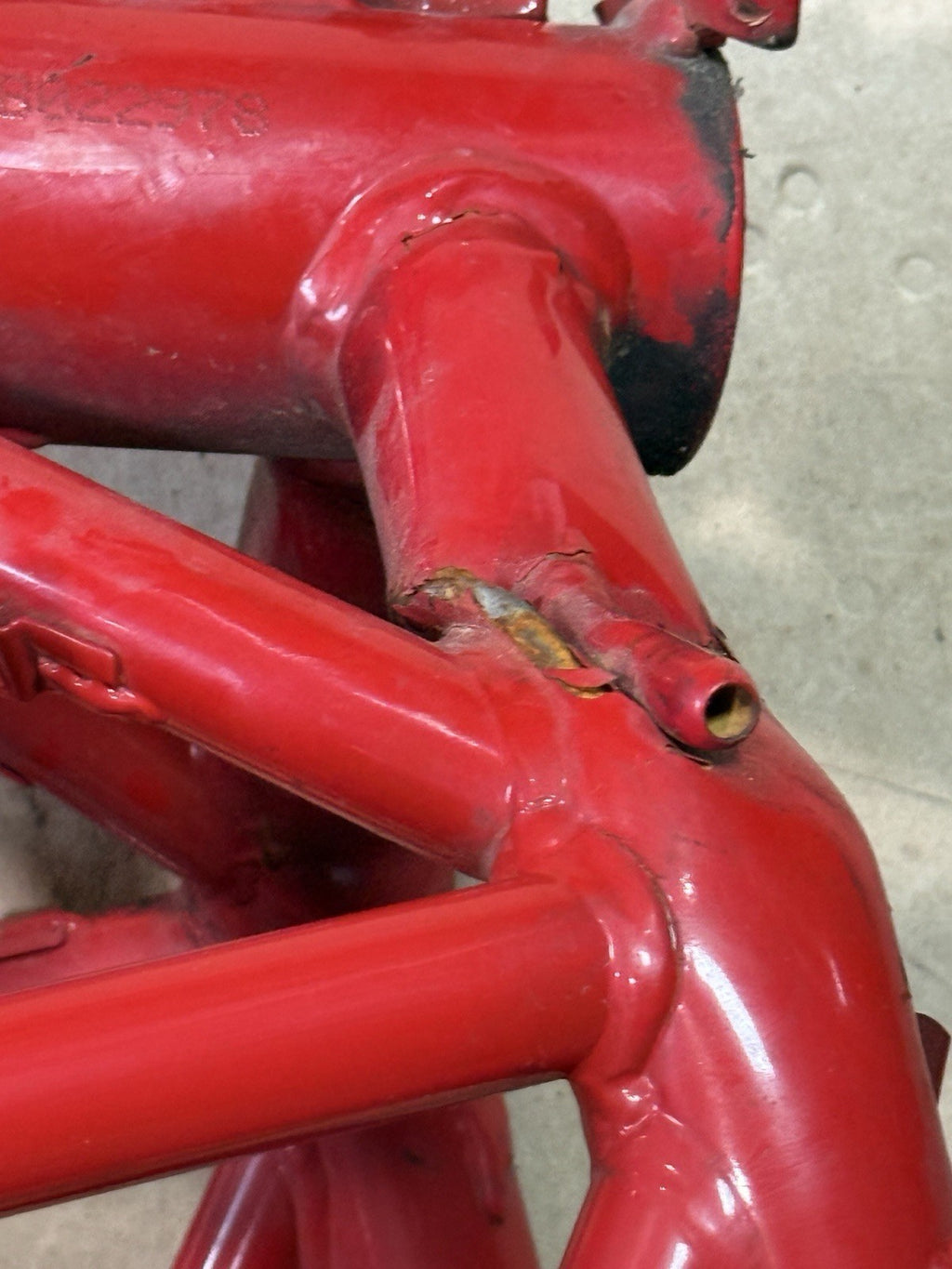 2011-2013 Ducati Superbike 848 EVO SE Main Frame Chassis Rebuilt Ttle DAMAGED