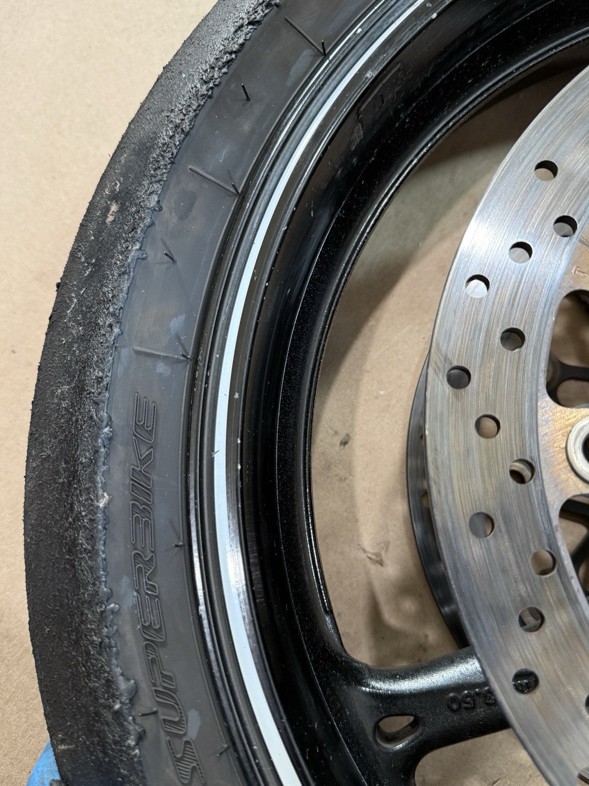 09-16 Suzuki GSXR1000 Front Rear Wheel Rim Set Pair Straight Track OEM Wheels