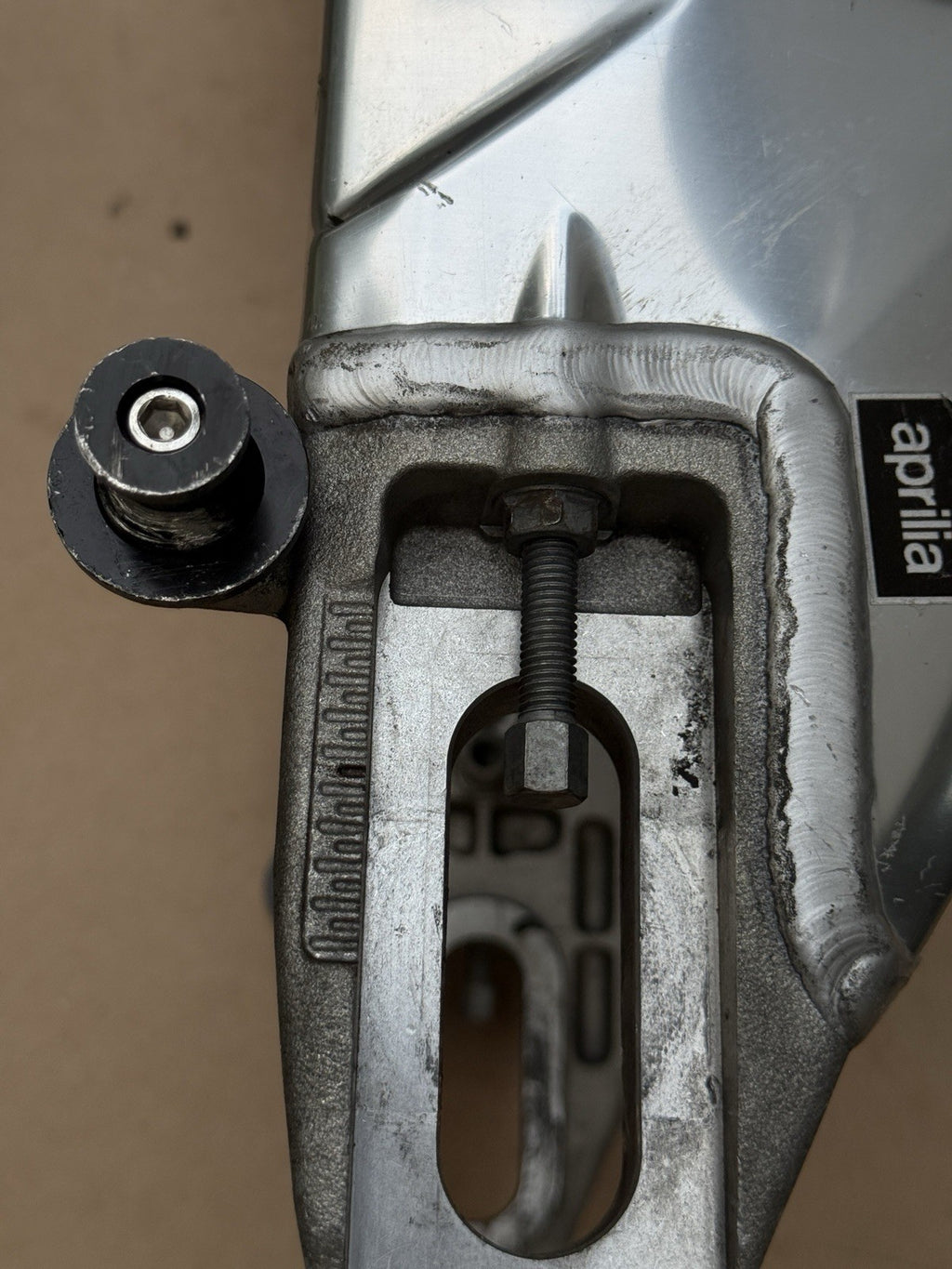 15-20 Aprilia RSV4 1100 RR RF Factory OEM Rear Swingarm Shock Mount
