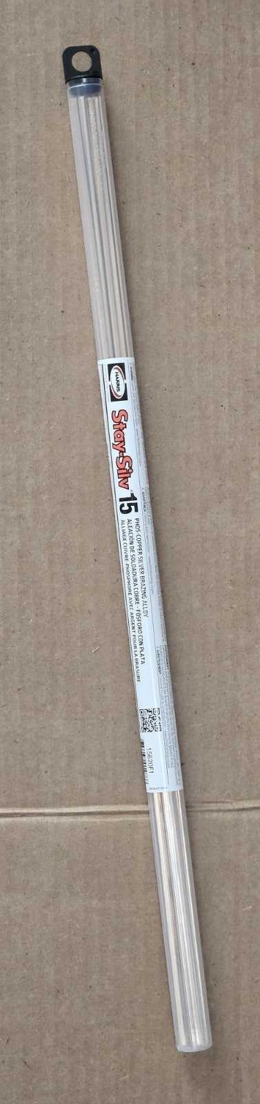 Harris-15620F1 Stay-Silv 15% Flat Brazing Rods (28 Sticks per Tube) NEW 1LB Pack