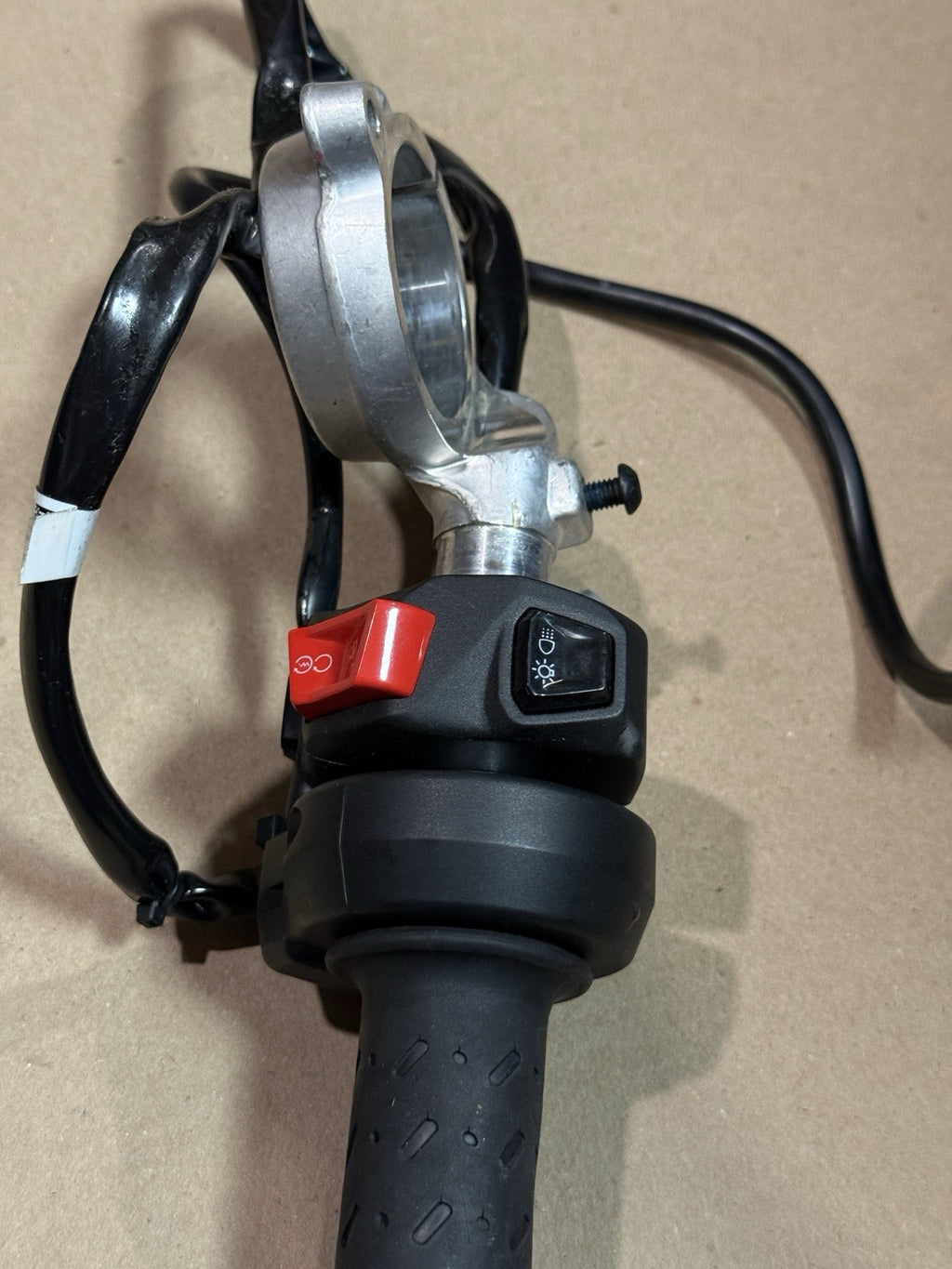 Genuine OEM Aprilia RSV4 Right Clip-On Handlebar w/ Switches Ignition 2021-2024