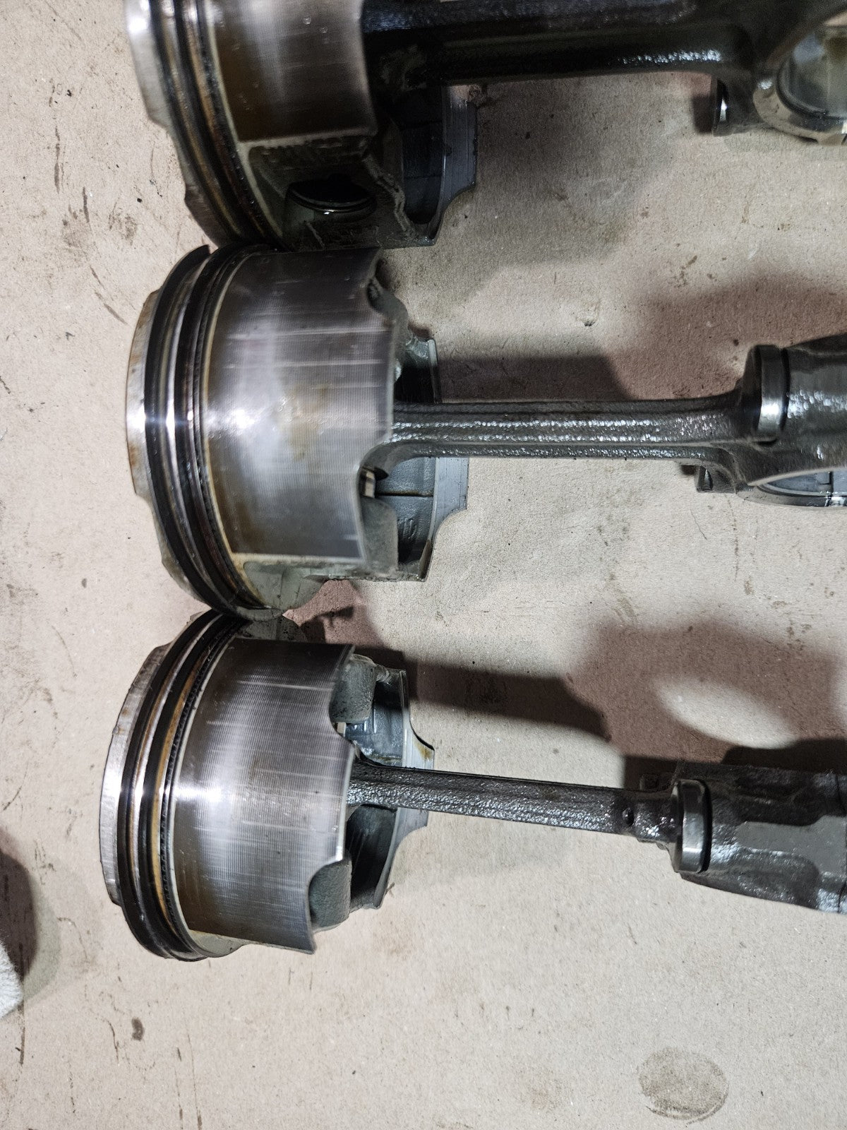 01-06 Honda CBR600F4I CBR600 F4I Engine Motor Block Pistons Connecting Rods Set