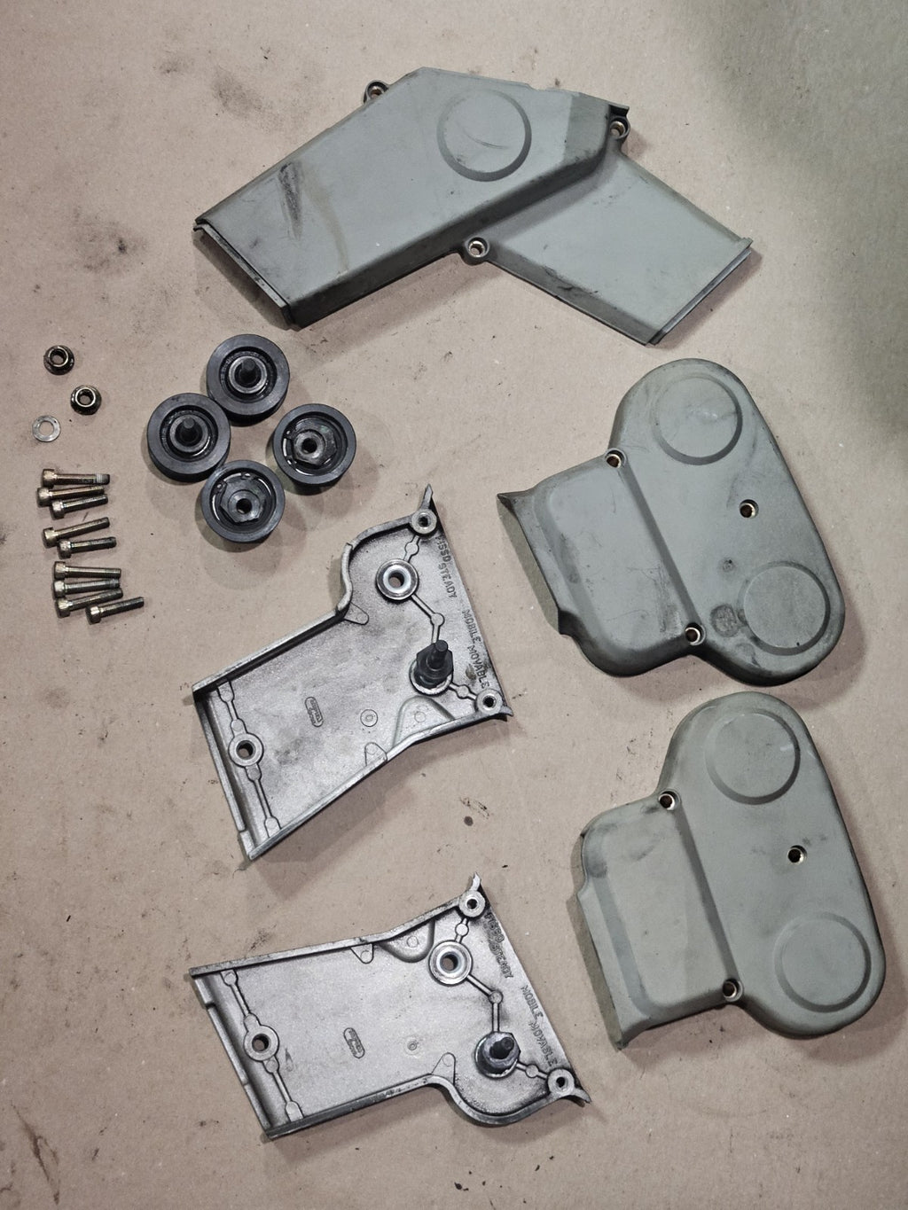 01-02 2001 Ducati 748 996 ST4 OEM Timing Belt Cover Cases Engine Motor Lot Set