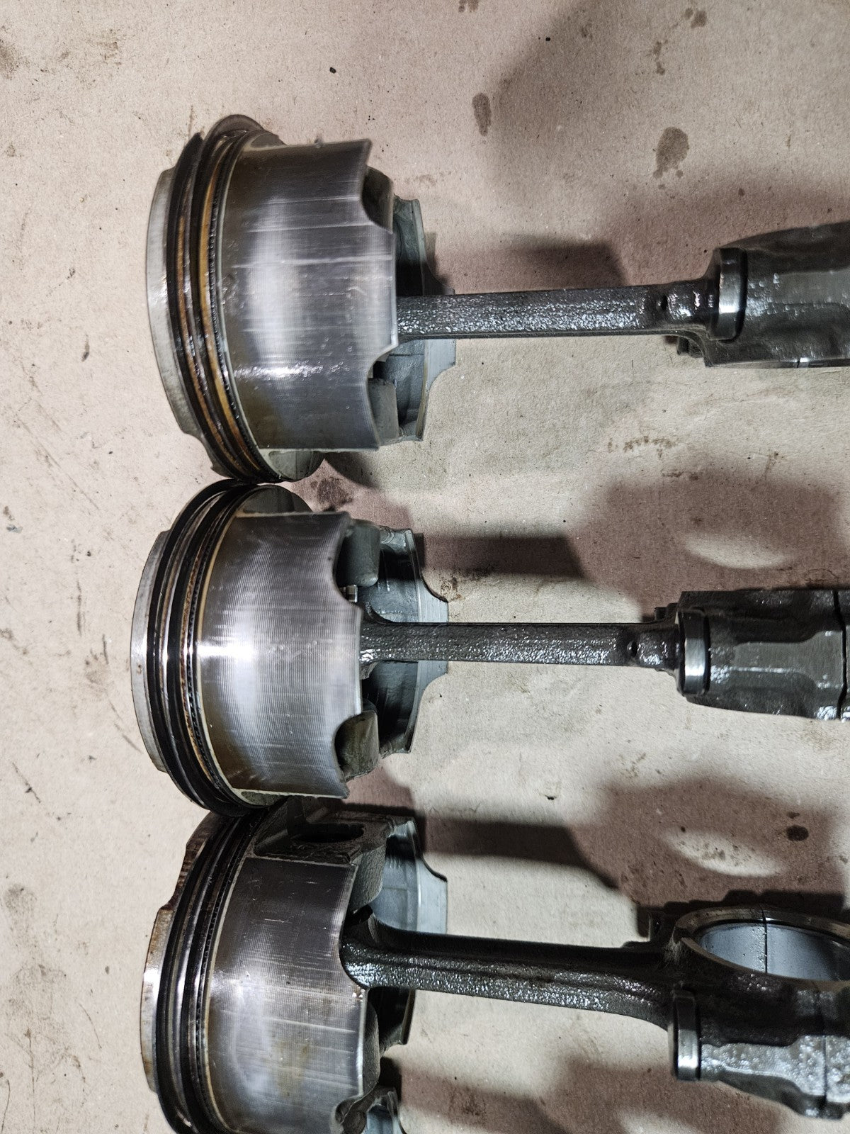 01-06 Honda CBR600F4I CBR600 F4I Engine Motor Block Pistons Connecting Rods Set