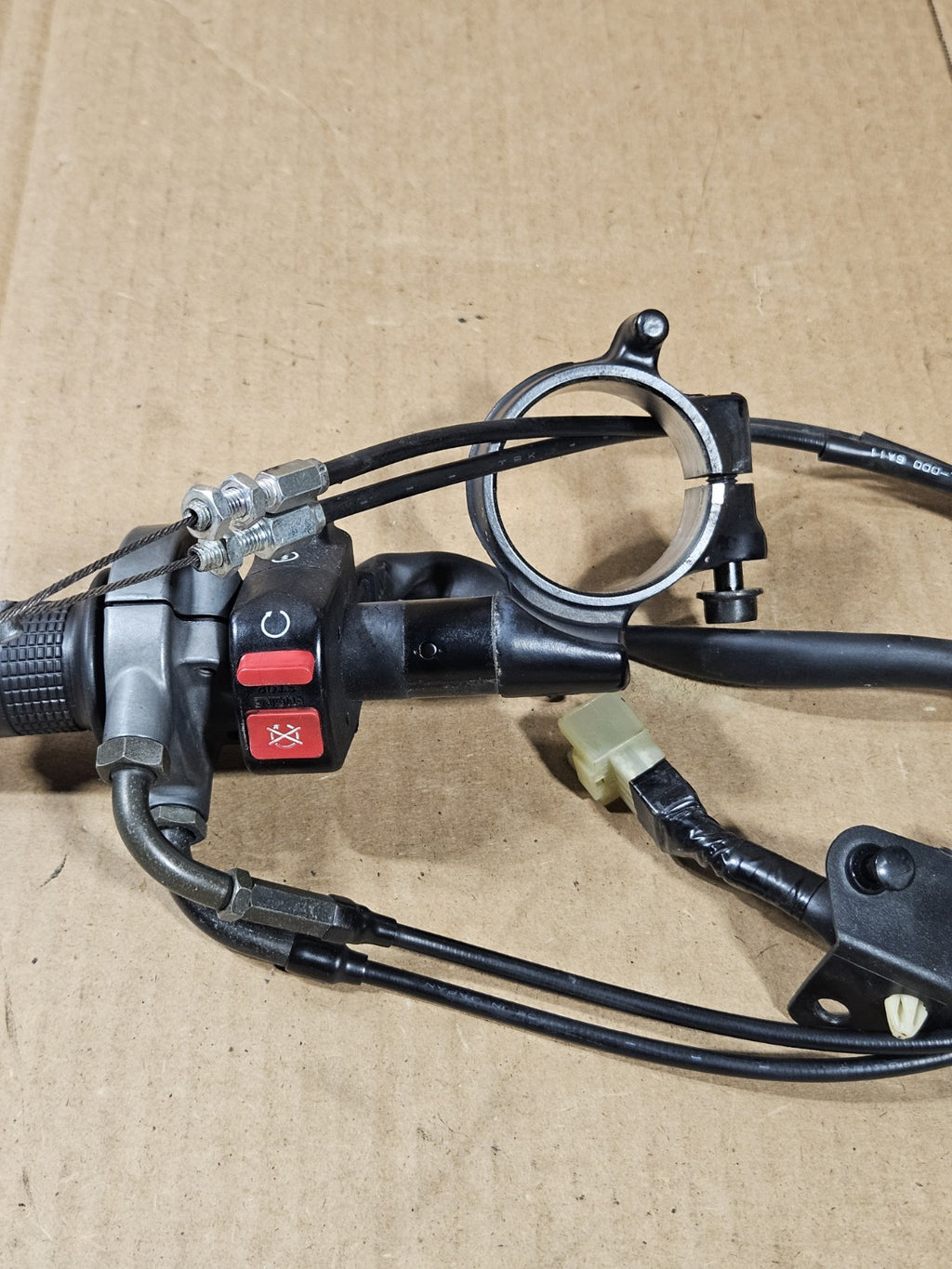 2005-2007 Honda CBR1000RR OEM Right Clip-On Bar Throttle Switch 53100-MEL-D004