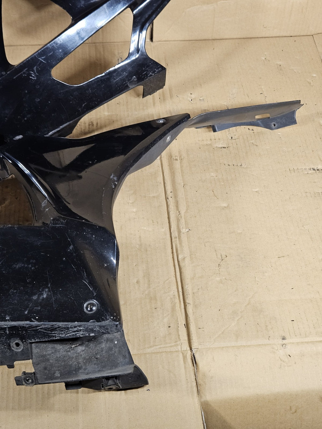 2012 BMW S1000RR OEM Lower Side Underpanel Fairing Trim Left Right Pair Black16
