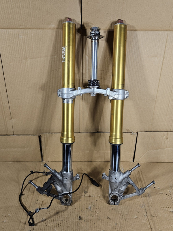 2012 BMW S1000RR OEM Front Forks Pair Fork Tubes Suspension Left Right