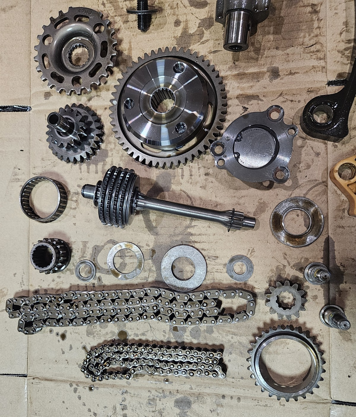2012-2016 Suzuki GSXR1000 Camshaft Cam Chain Guide Gears OEM 2015 GSX-R1000
