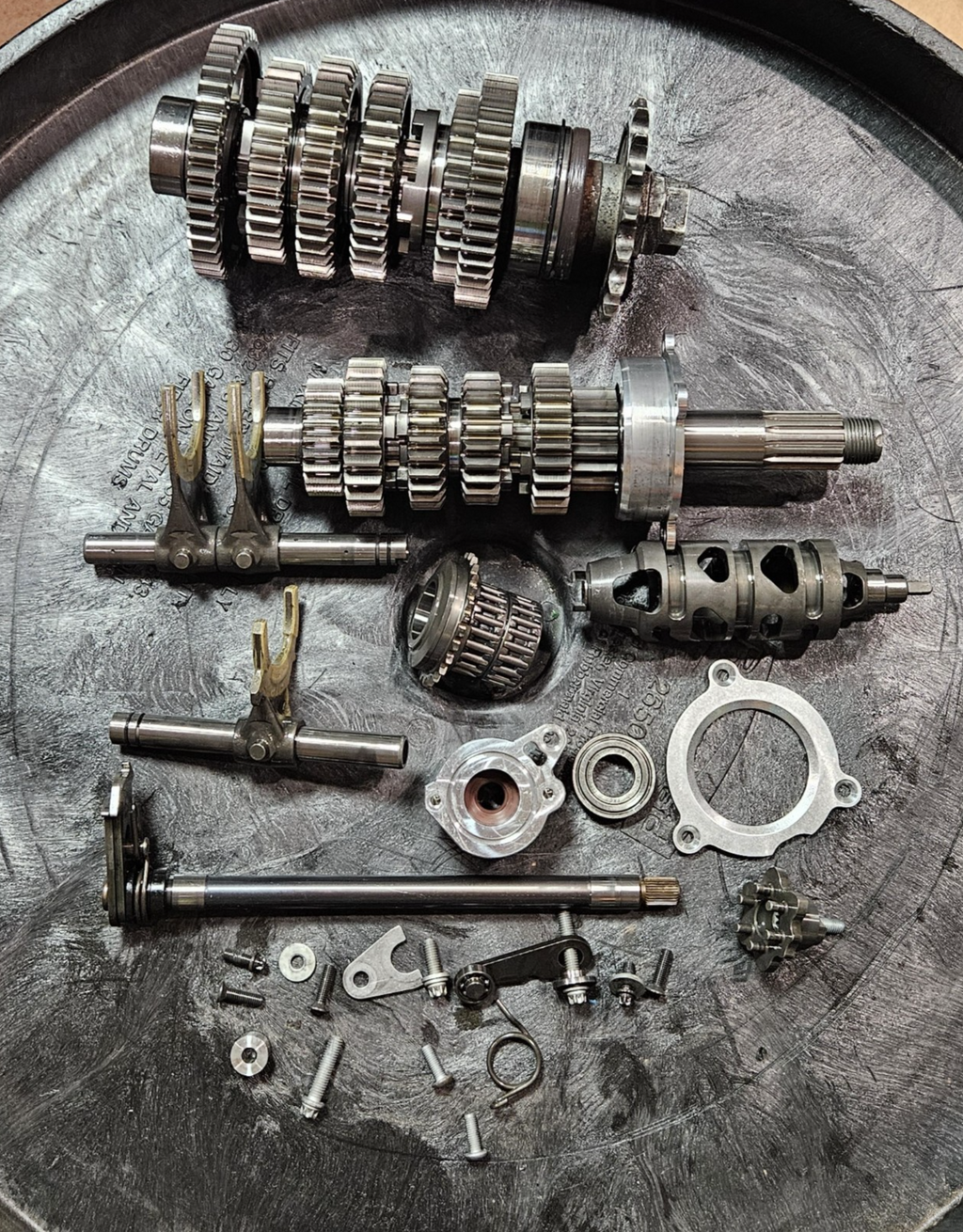 15-18 BMW S1000RR OEM Transmission Gearbox Complete Assembly 6 Speed Shift Drum