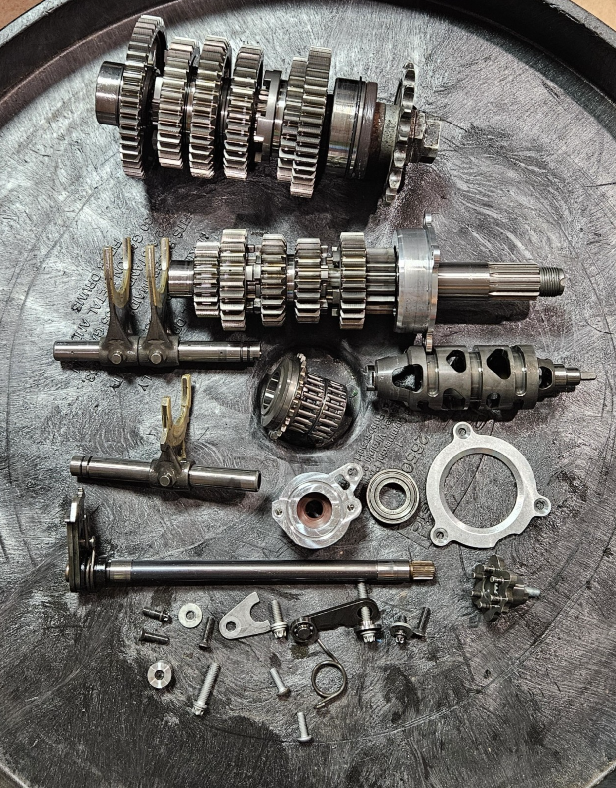 15-18 BMW S1000RR OEM Transmission Gearbox Complete Assembly 6 Speed Shift Drum