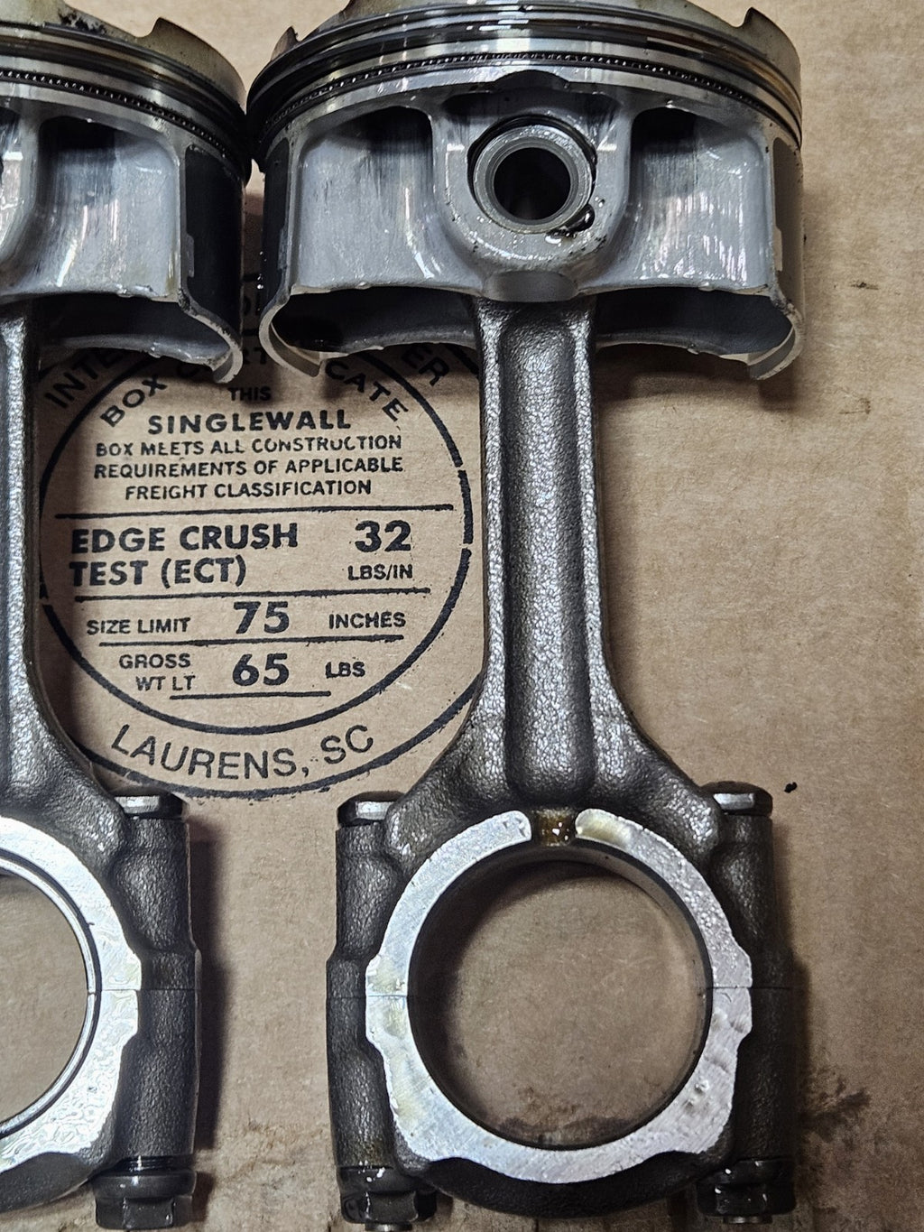 19-23 KAWASAKI NINJA ZX6R ZX636 ENGINE MOTOR PISTONS CONNECTING RODS RINGS SET 3