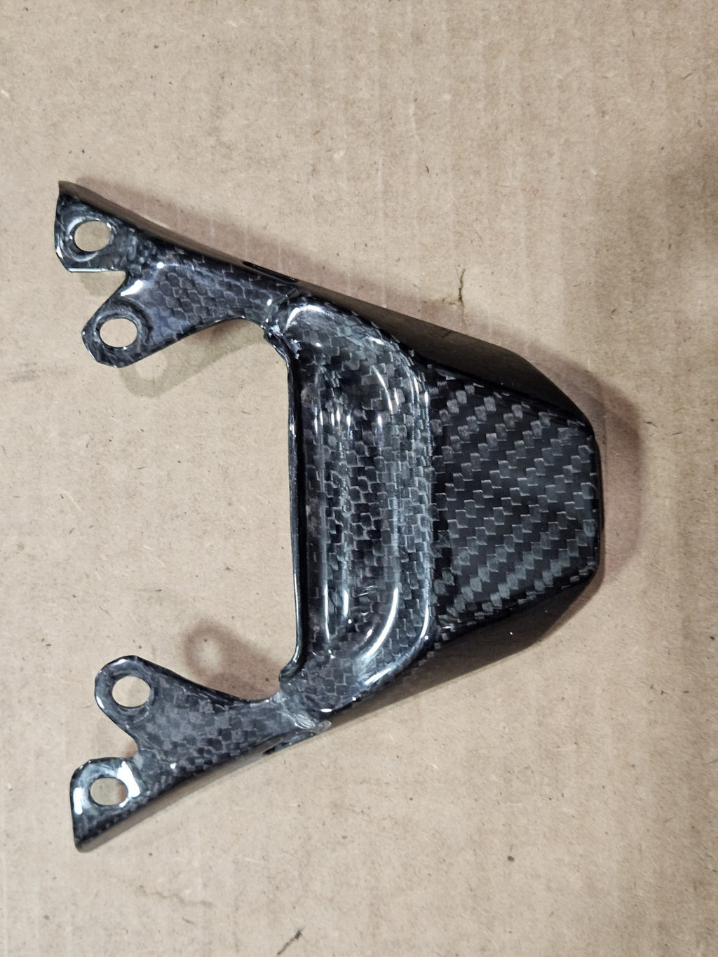 19-25 KAWASAKI Ninja ZX6R REAL CARBON FIBER REAR TAIL TRIM UNDERFAIRING
