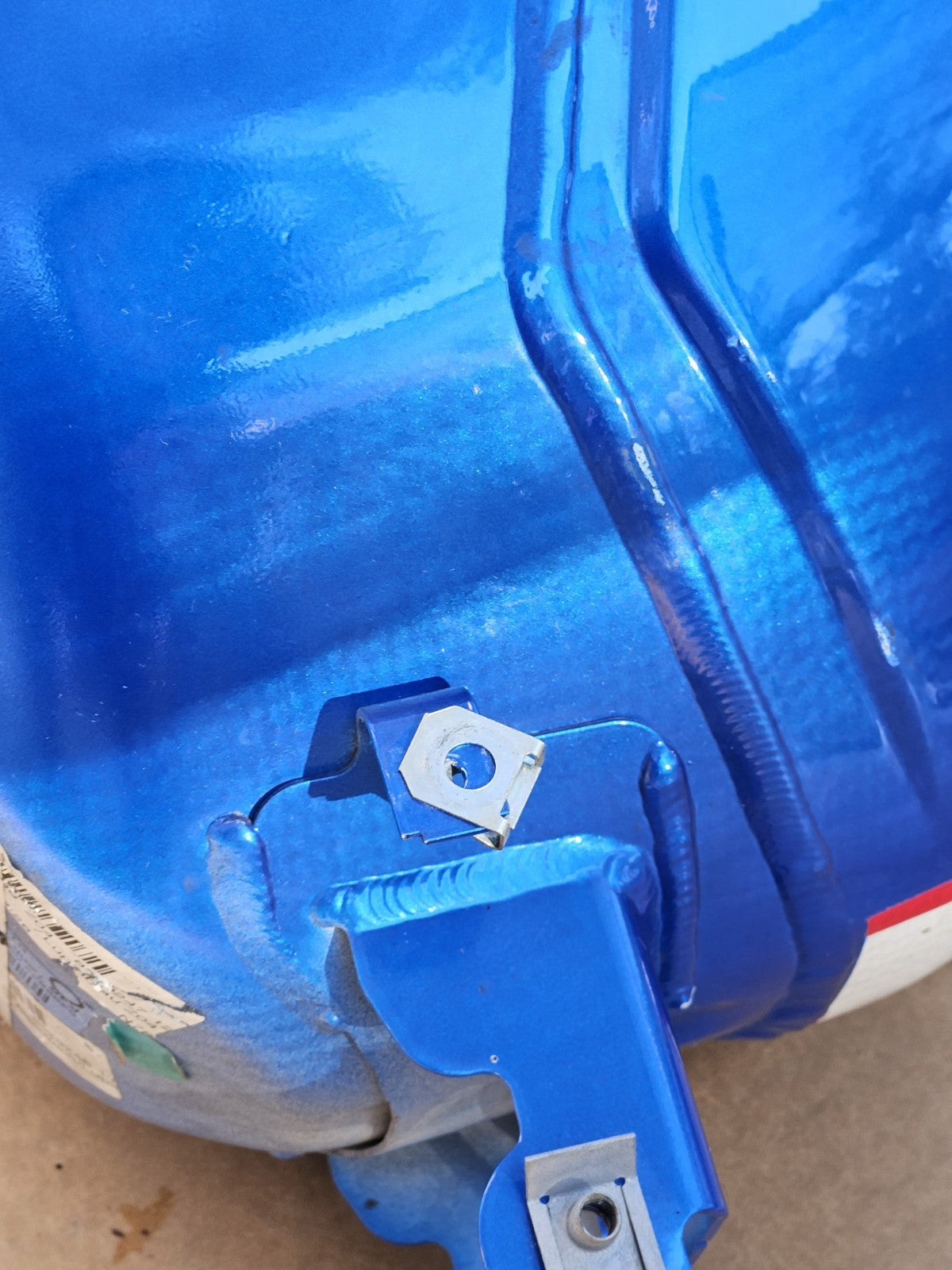 10-18 BMW S1000RR OEM Fuel Gas Tank Petrol Reservoir Factory Genuine Tank BLUE