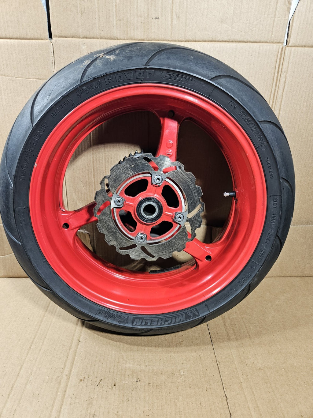2006 Honda CBR1000RR Wheel Set Front & Rear OEM 44650MELD20ZB 2006-2007 READ1