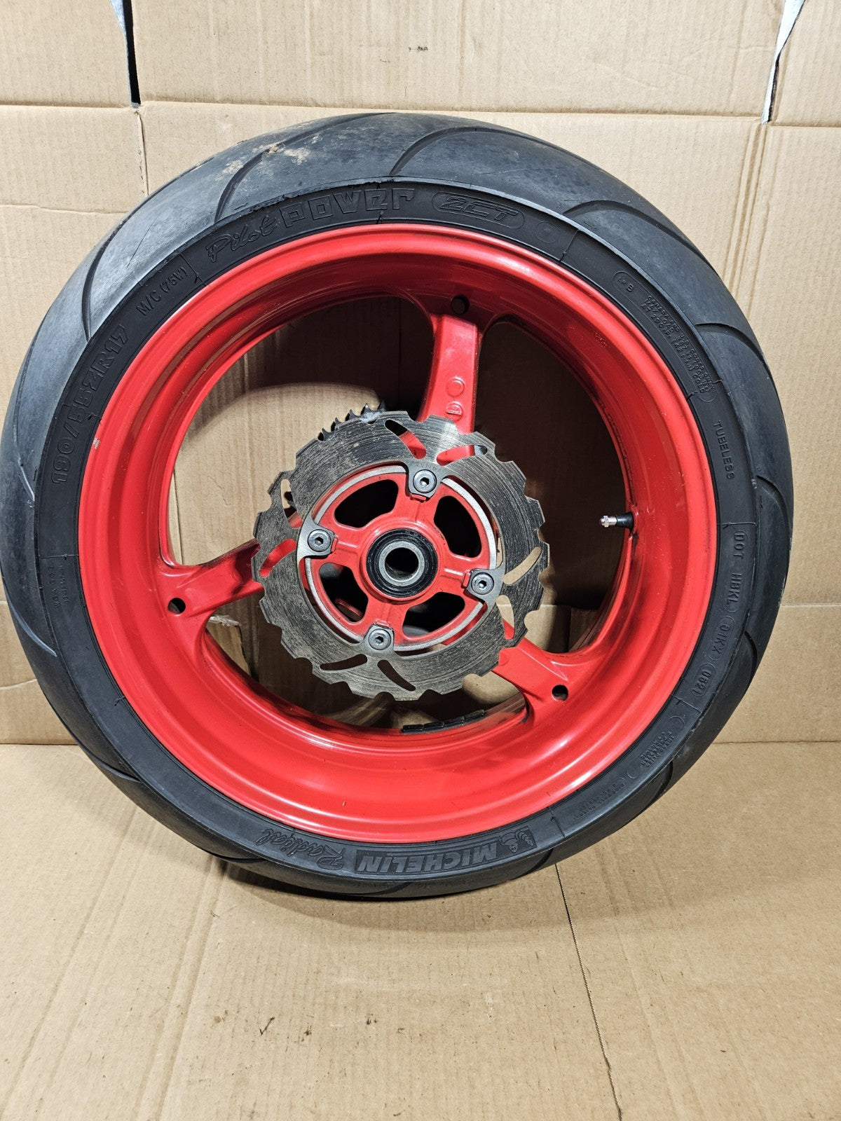 2006 Honda CBR1000RR Wheel Set Front & Rear OEM 44650MELD20ZB 2006-2007 READ1