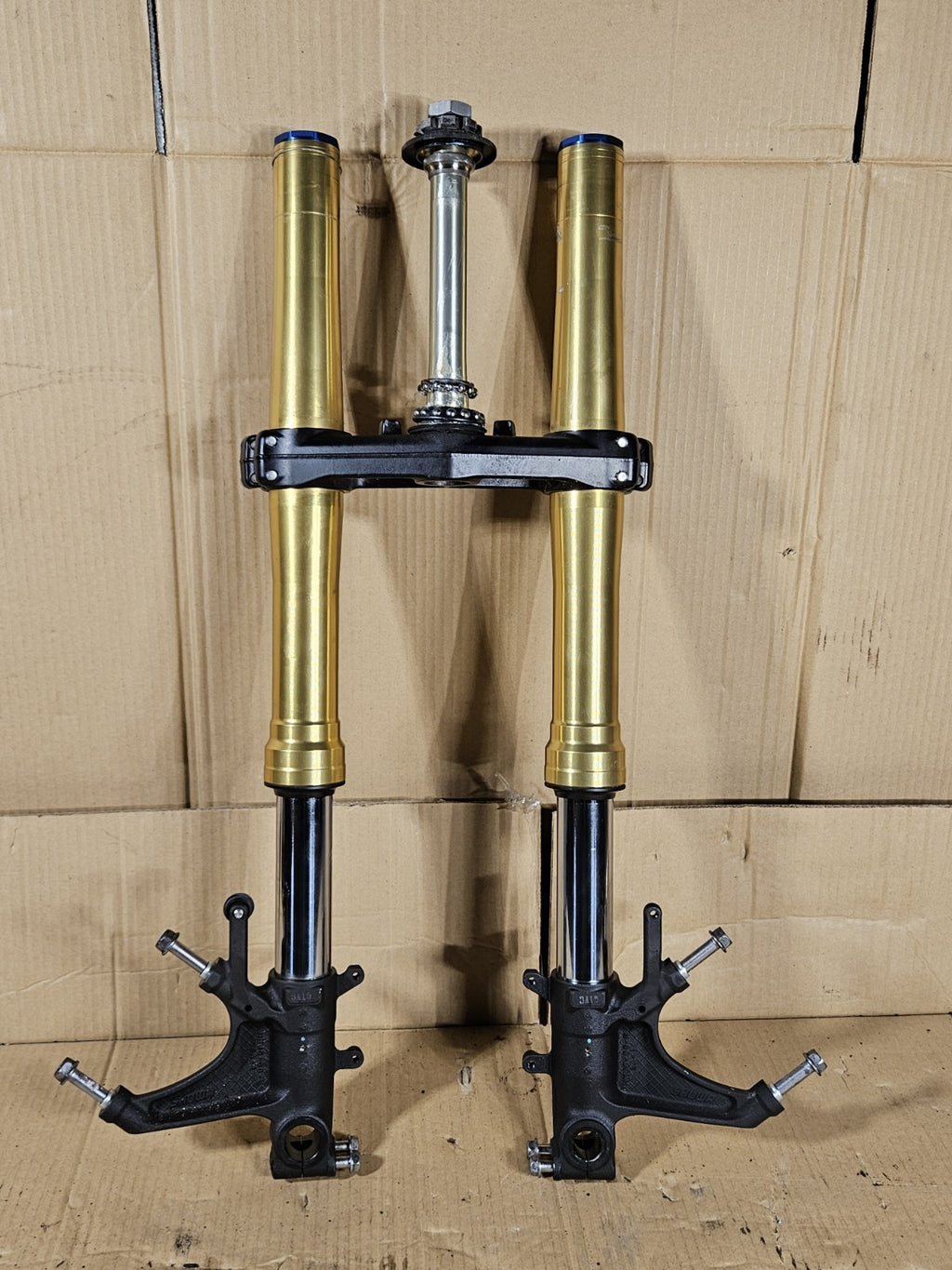 2013 Honda CBR600RR Front Forks Straight Gold Pair OEM 51410-MJC-A11 2013-202021