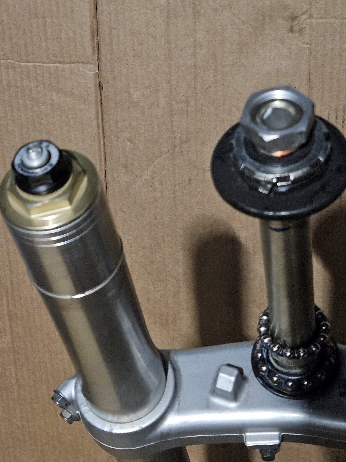 2005 2006 Honda CBR1000RR OEM Front Forks Set Left Right Triple Tree Shocks13