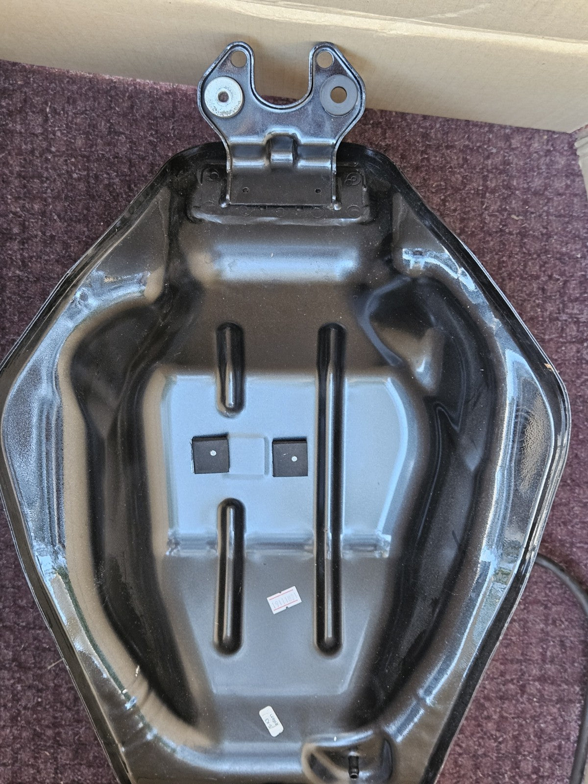 17-19 KAWASAKI NINJA 650 GAS TANK FUEL RESERVOIR CELL GLOSS BLACK CLEAN14
