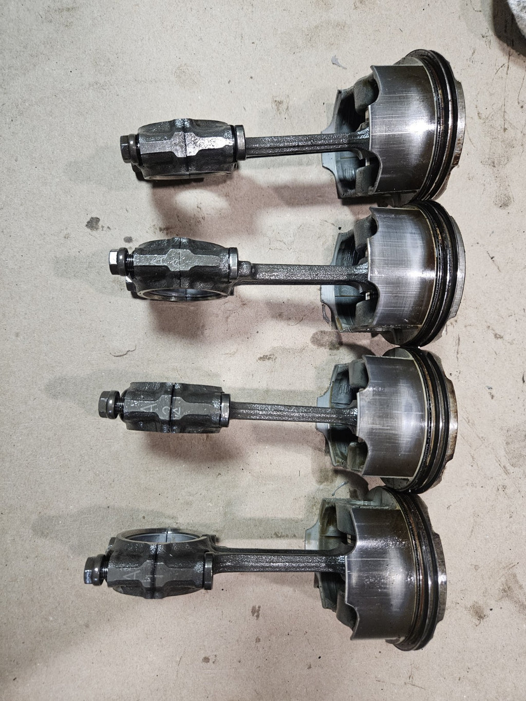 01-06 Honda CBR600F4I CBR600 F4I Engine Motor Block Pistons Connecting Rods Set