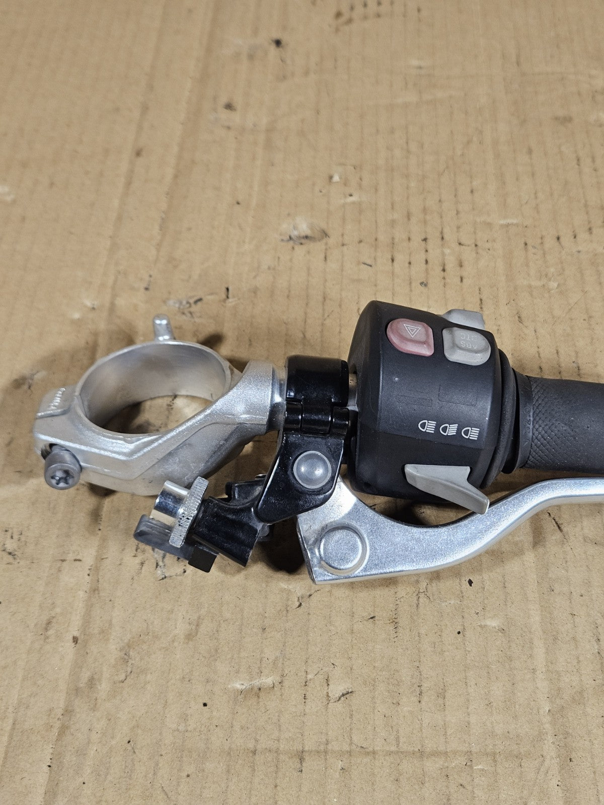 09-14 BMW S1000RR OEM Left Clip On Handlebar Clutch Lever Switch Housing Control21