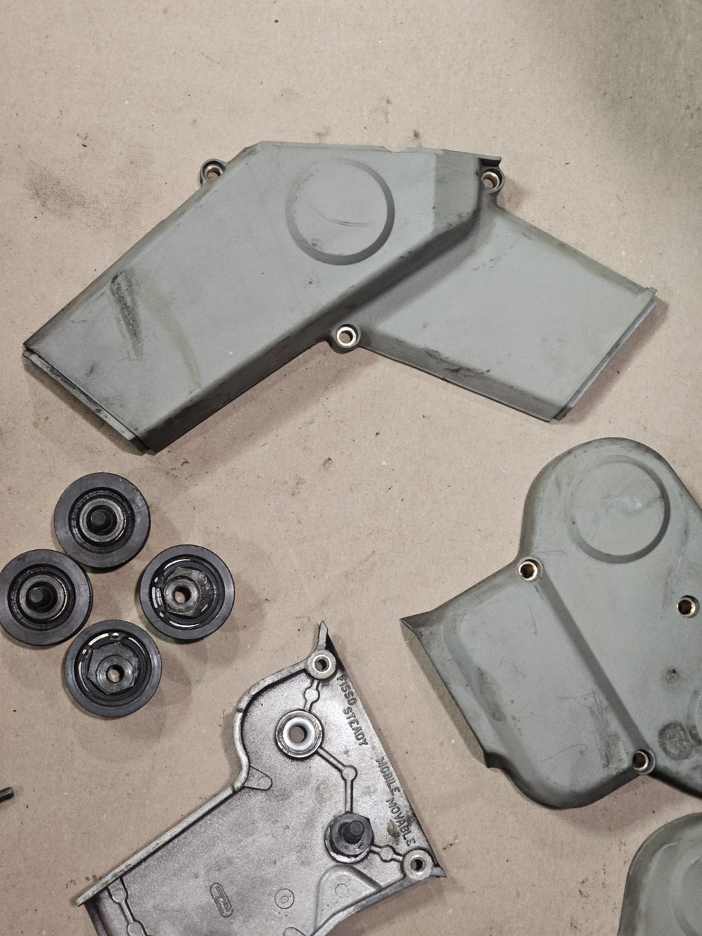 01-02 2001 Ducati 748 996 ST4 OEM Timing Belt Cover Cases Engine Motor Lot Set
