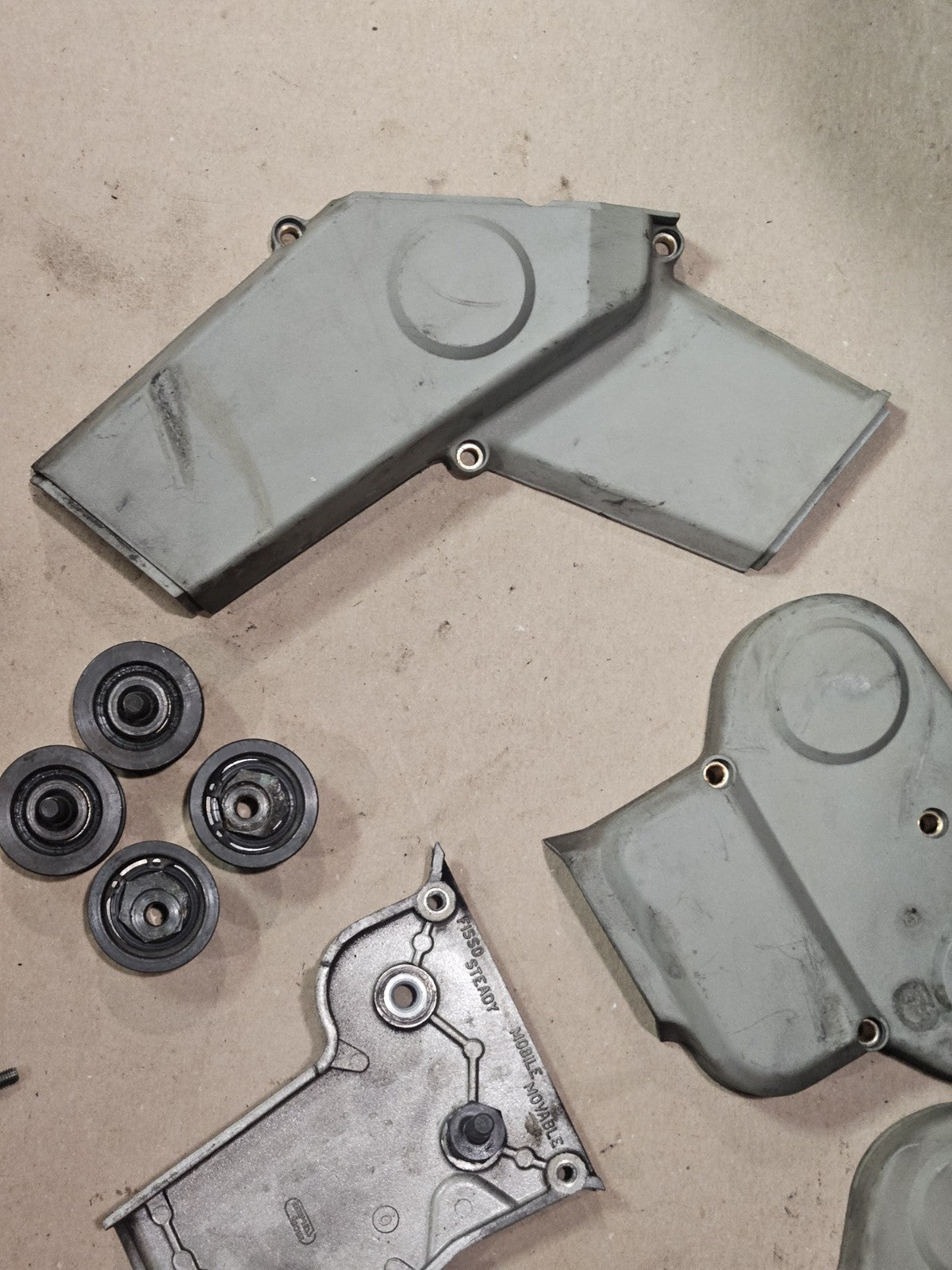 01-02 2001 Ducati 748 996 ST4 OEM Timing Belt Cover Cases Engine Motor Lot Set