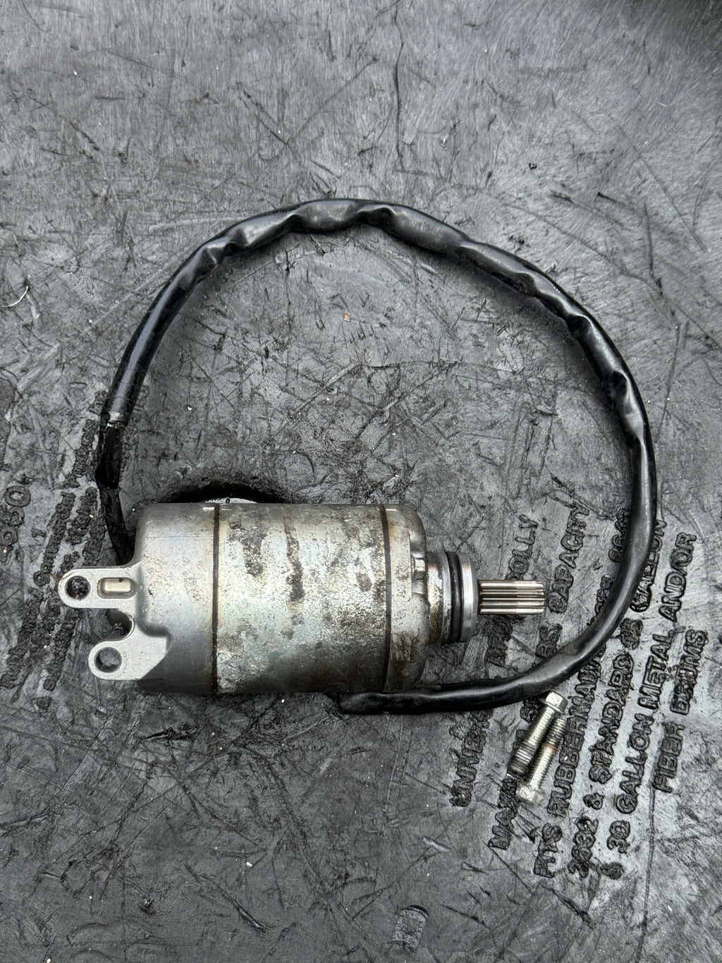 06-20 Yamaha YZF-R6 R6 OEM Engine Starter Starting Motor 12V DC 2C0-81890-00-0012