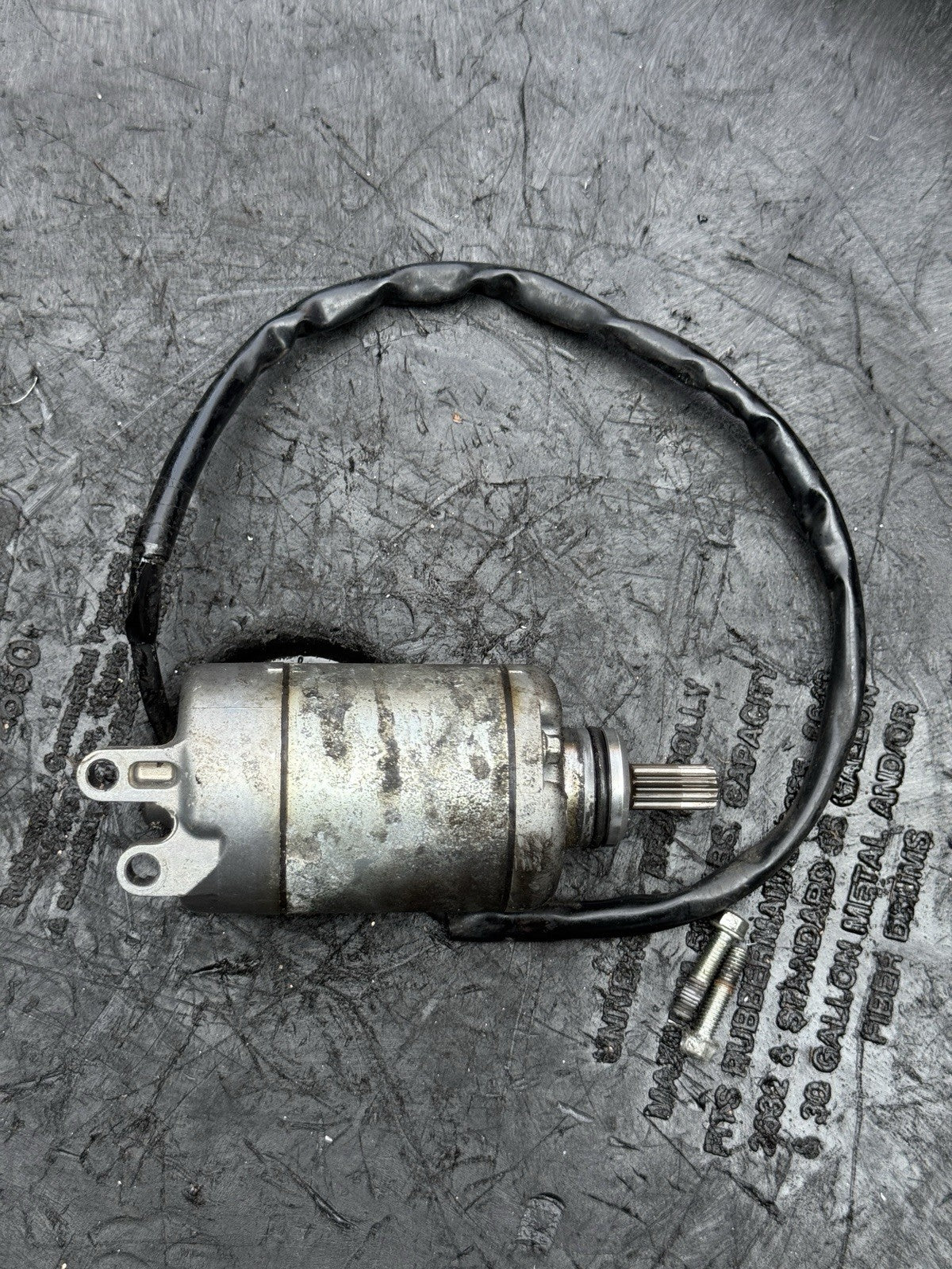 06-20 Yamaha YZF-R6 R6 OEM Engine Starter Starting Motor 12V DC 2C0-81890-00-0012