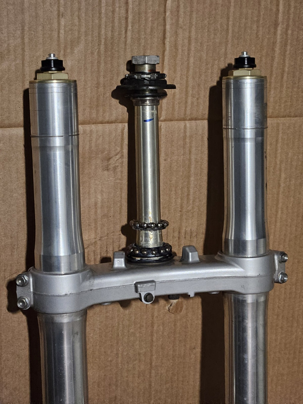 2005 2006 Honda CBR1000RR OEM Front Forks Set Left Right Triple Tree Shocks8