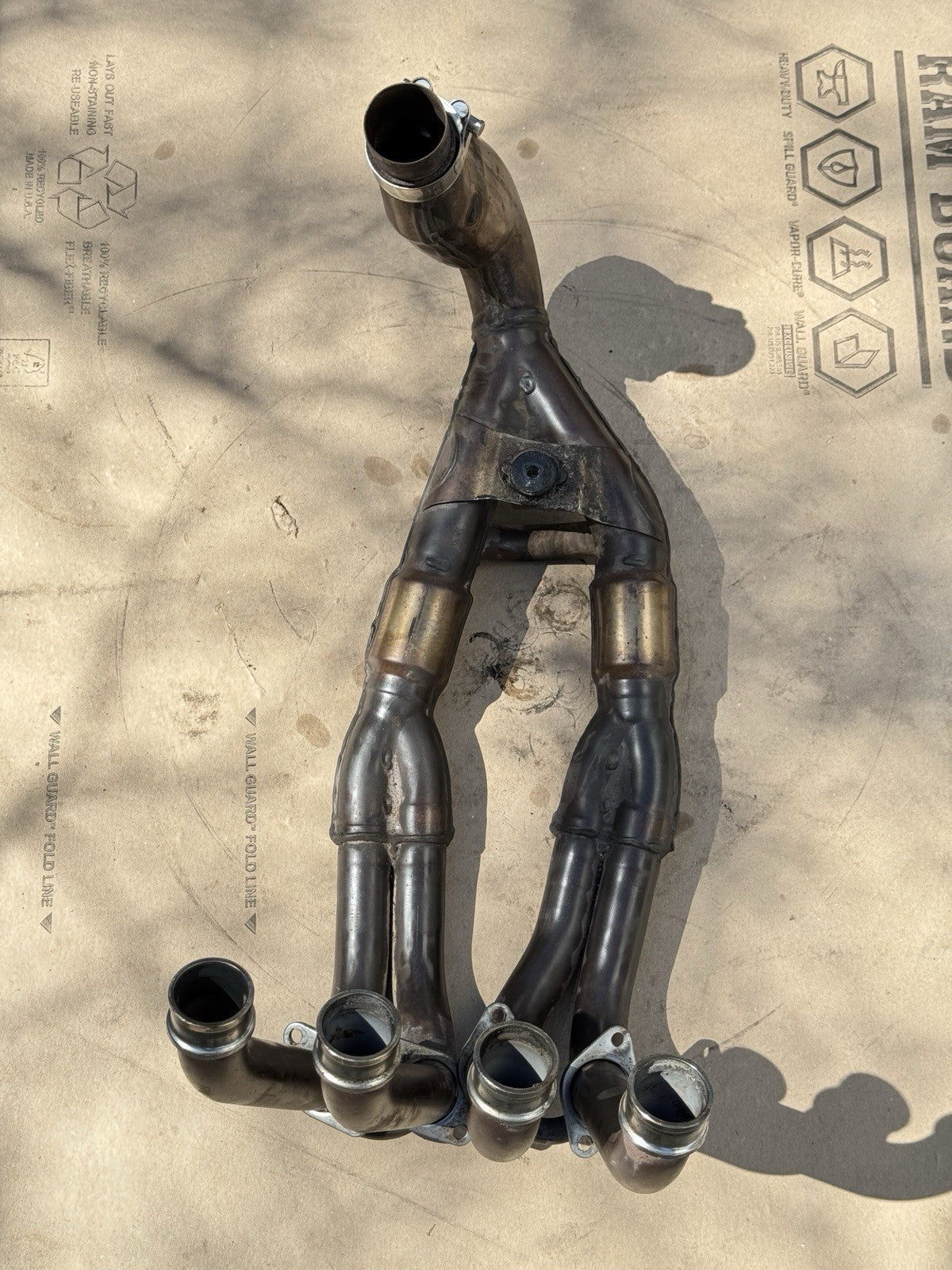 05-06 Honda CBR600RR OEM Exhaust Header Mid Pipe Set 18150-MEE-D01 Muffler