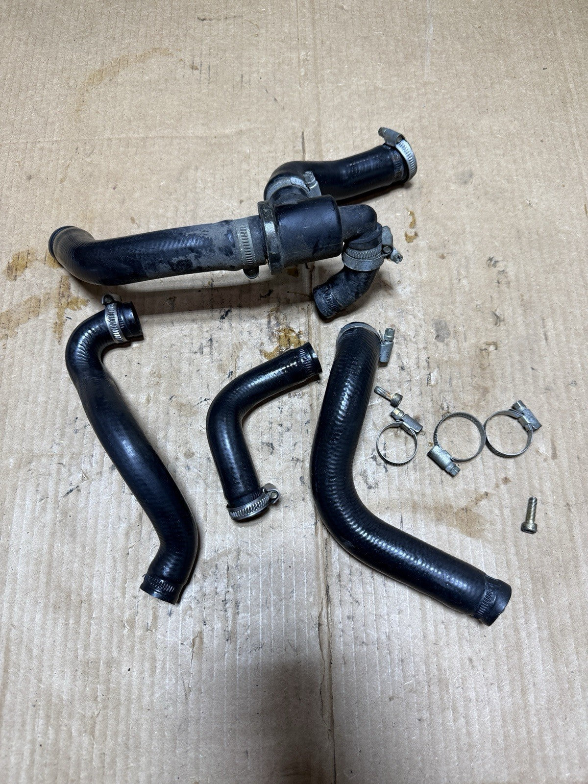 93-02 Ducati OEM ST4S ST4 748 916 996 Coolant Hoses Thermostat Clamps Parts Fan