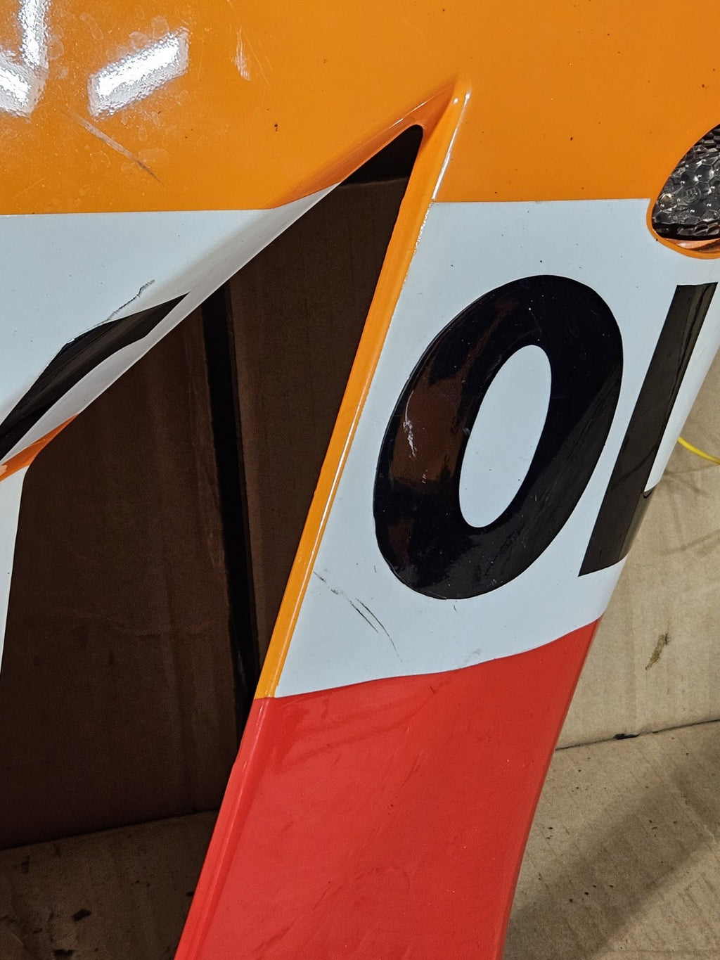 2013 Honda CBR600RR CBR 600RR Aftermarket Repsol Right Side Fairing Panel Cowl4