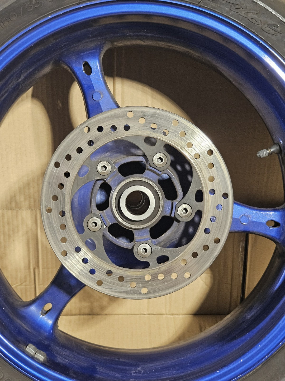 2006 Suzuki GSXR600 Wheel Set Front & Rear OEM 5411141G10 2006-2007 Rims Pair7