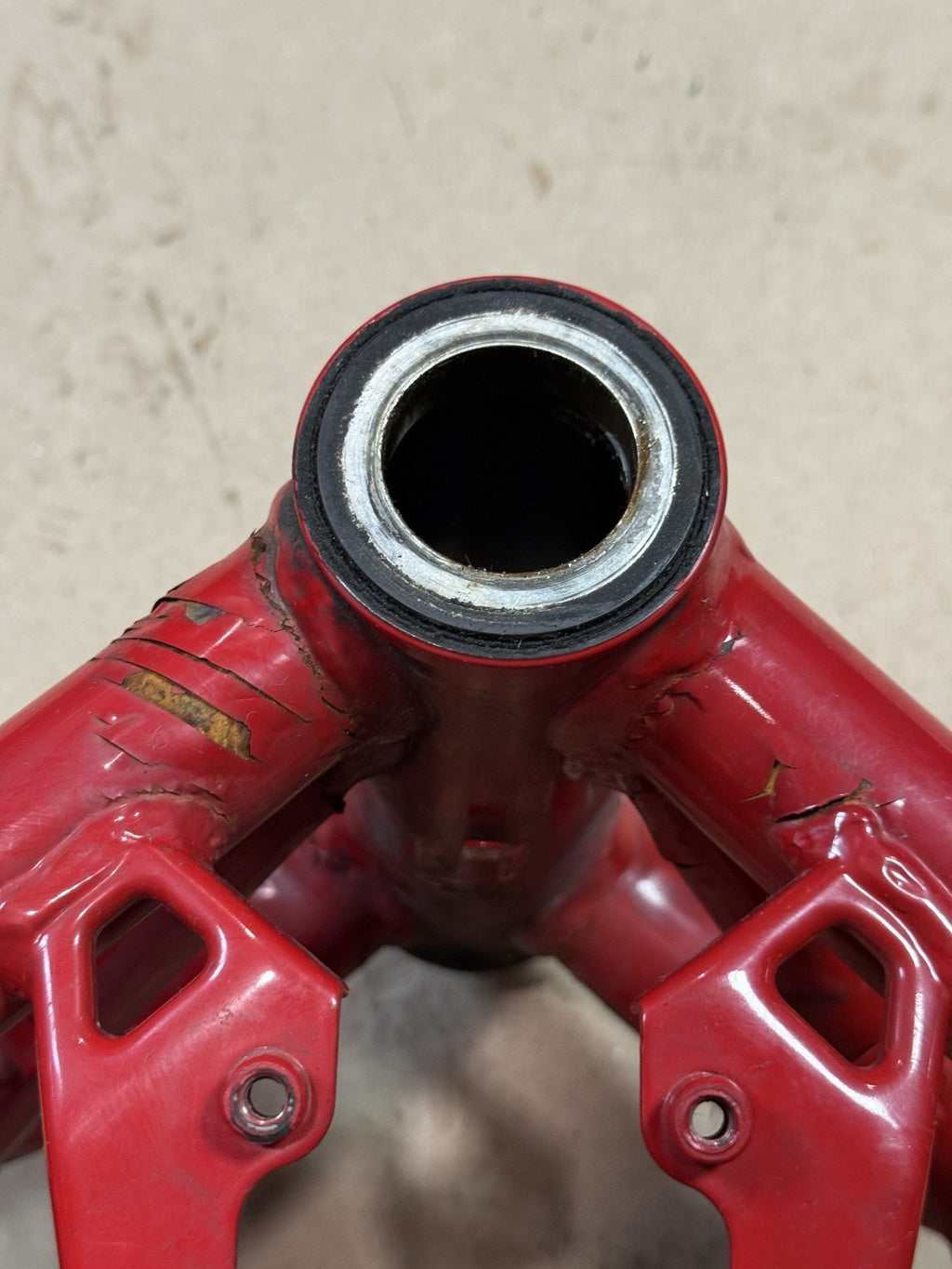 2011-2013 Ducati Superbike 848 EVO SE Main Frame Chassis Rebuilt Ttle DAMAGED