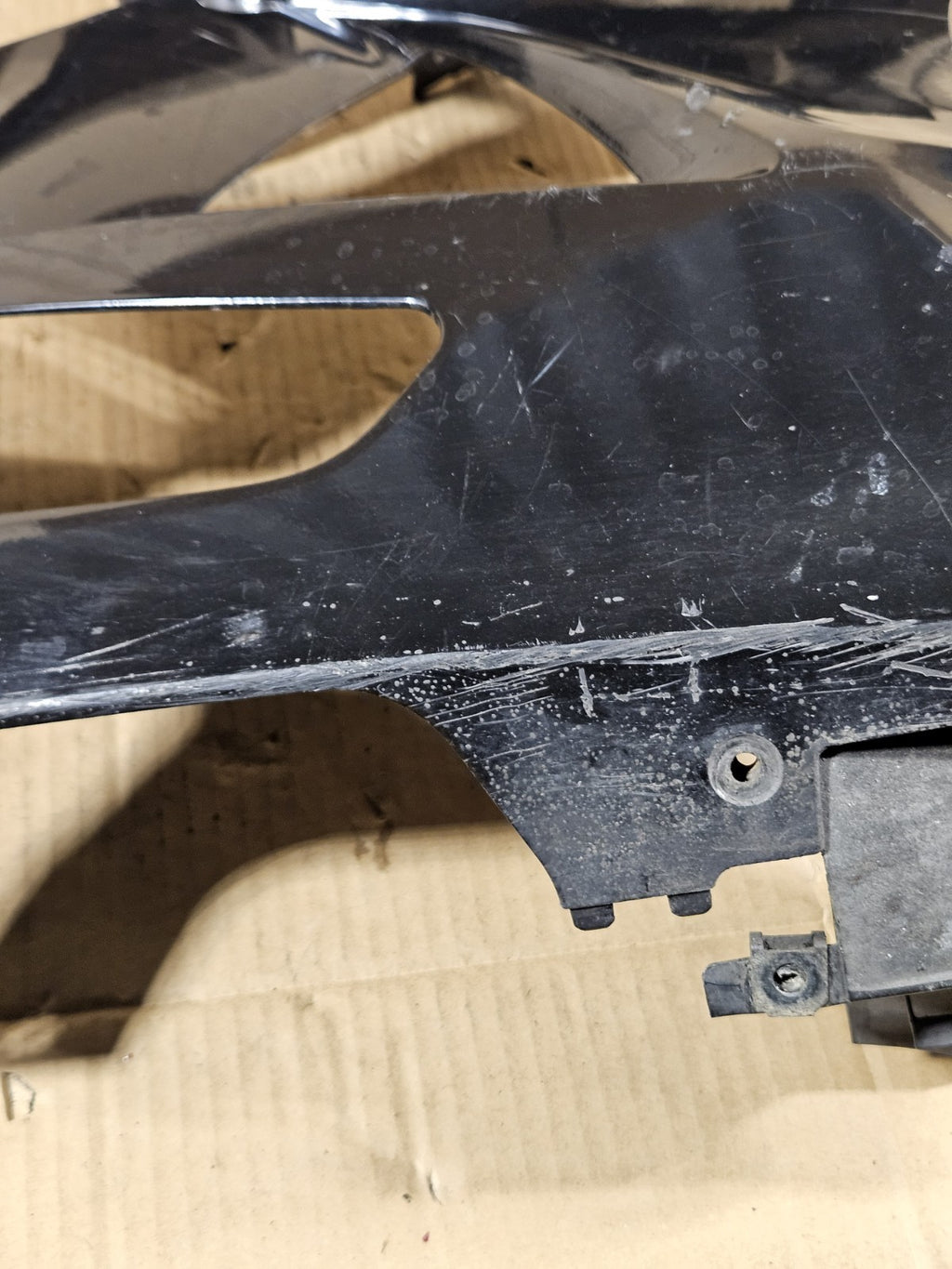 2012 BMW S1000RR OEM Lower Side Underpanel Fairing Trim Left Right Pair Black4