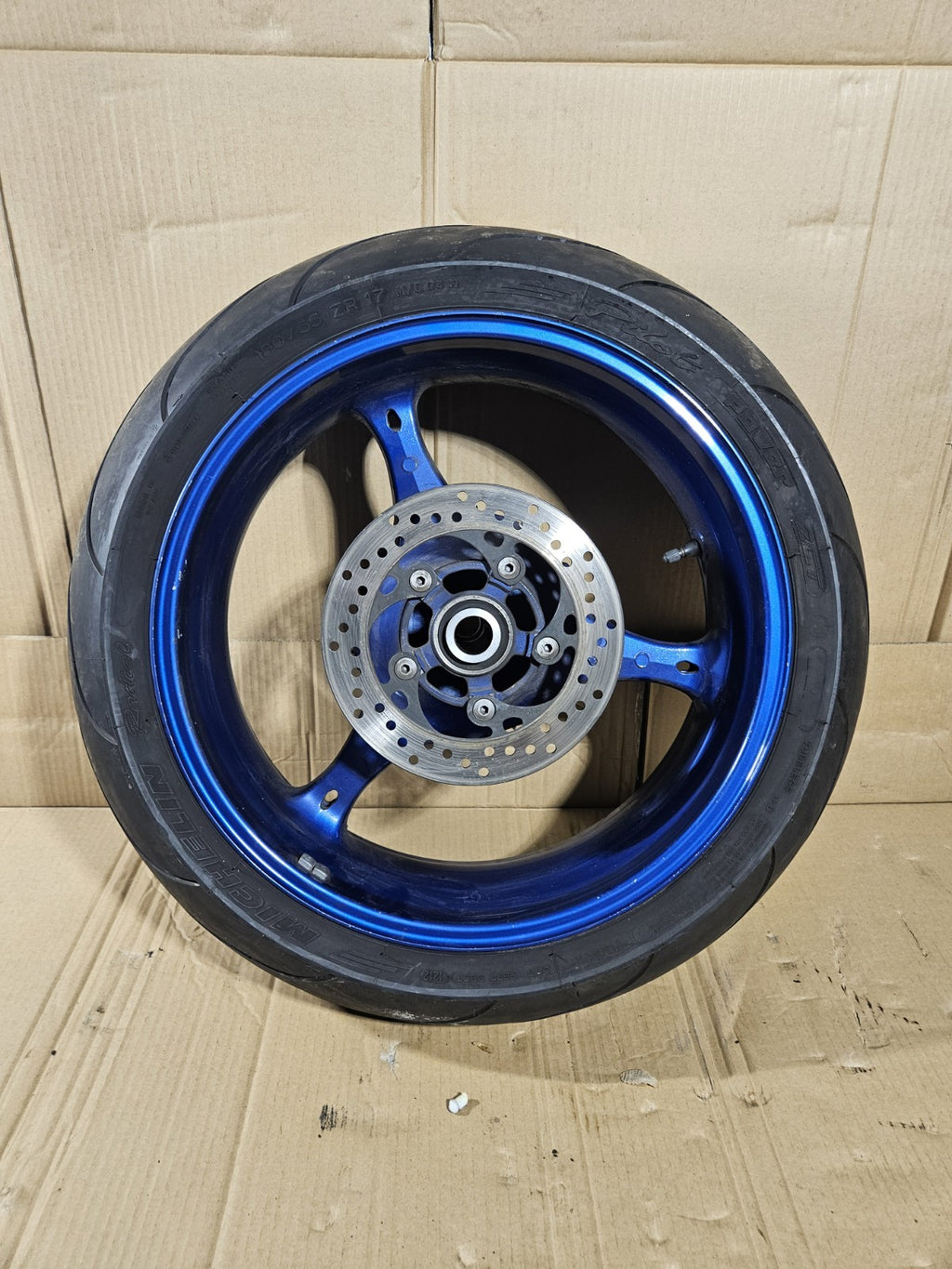 2006 Suzuki GSXR600 Wheel Set Front & Rear OEM 5411141G10 2006-2007 Rims Pair3