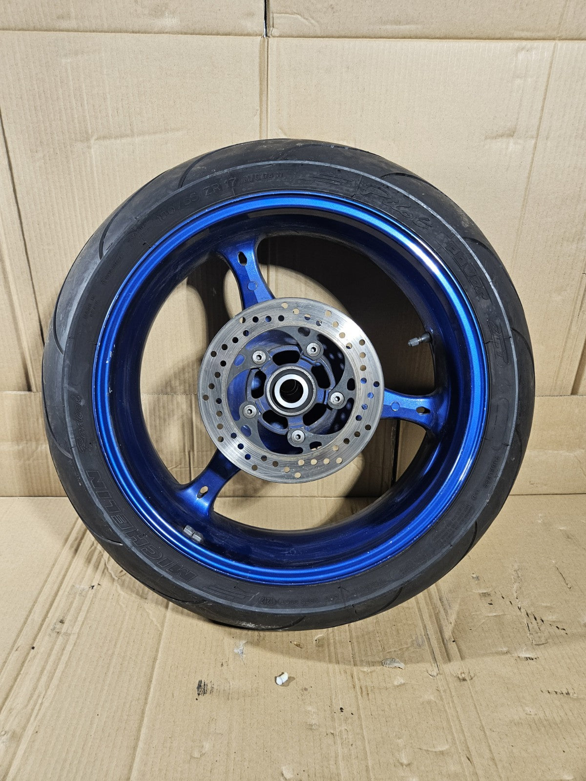 2006 Suzuki GSXR600 Wheel Set Front & Rear OEM 5411141G10 2006-2007 Rims Pair3