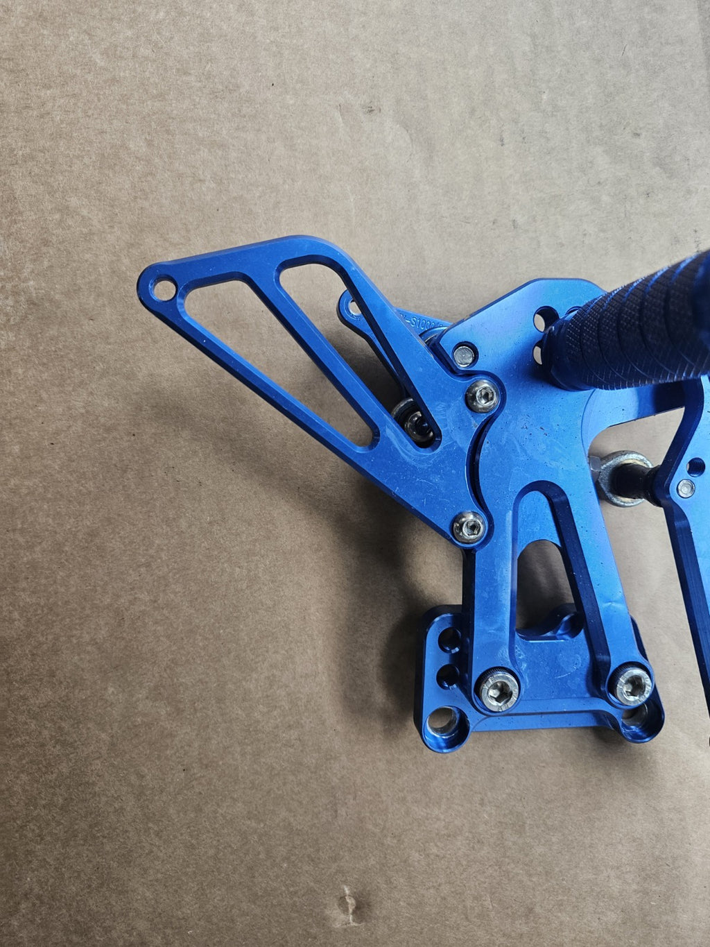 2009-2014 BMW S1000RR Cnc Rearset Footpegs Blue Foot Peg Footrest Shifter Pedal