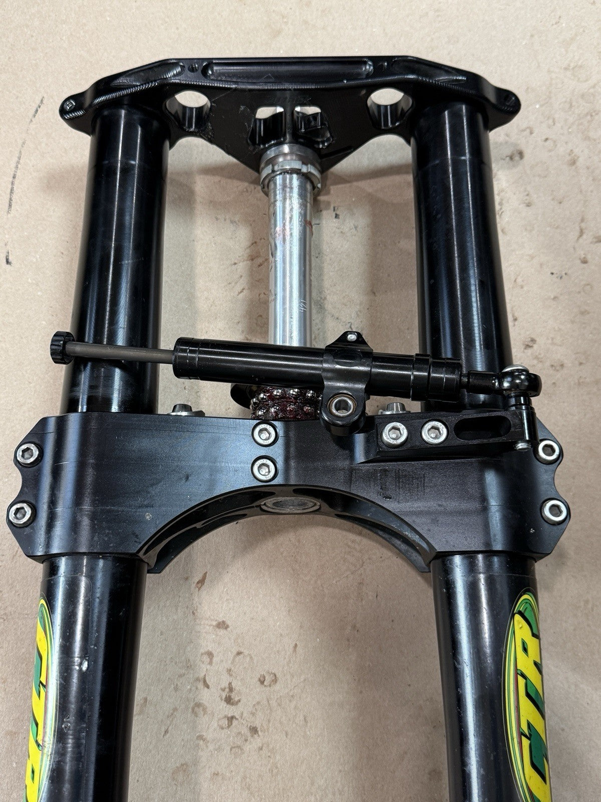 09-16 GSXR1000 K-Tech DDS Front Fork DDS Fork Cartridges Steering Stabilizer