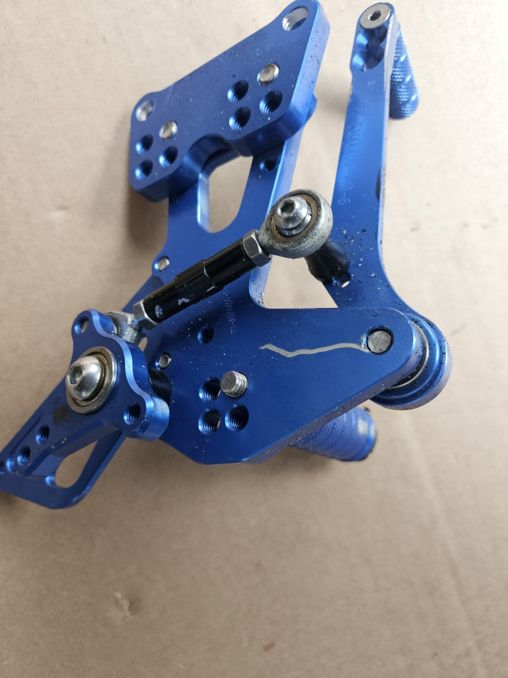 2009-2014 BMW S1000RR Cnc Rearset Footpegs Blue Foot Peg Footrest Shifter Pedal