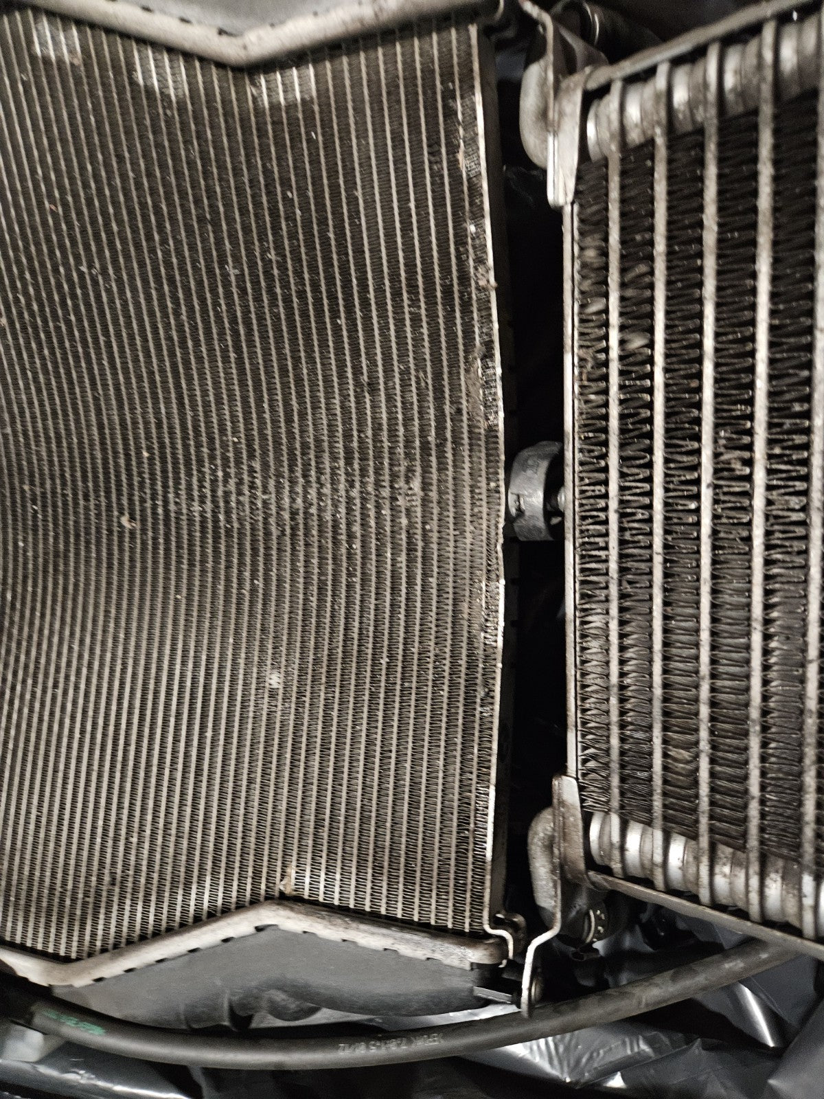 2010-2014 BMW S1000RR OEM Radiator Cooling Assembly w/ Oil Cooler Fan Reservoir