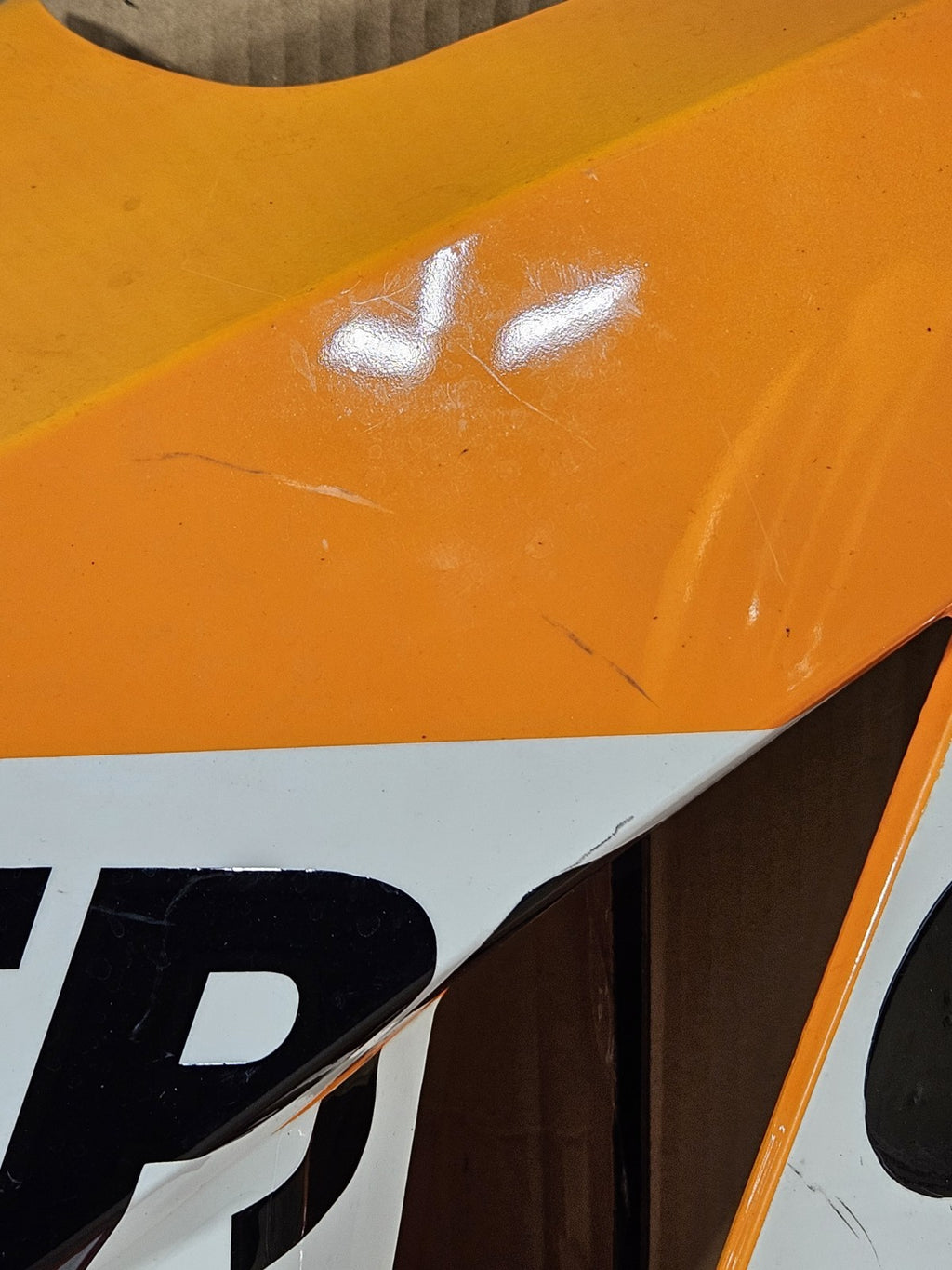 2013 Honda CBR600RR CBR 600RR Aftermarket Repsol Right Side Fairing Panel Cowl9